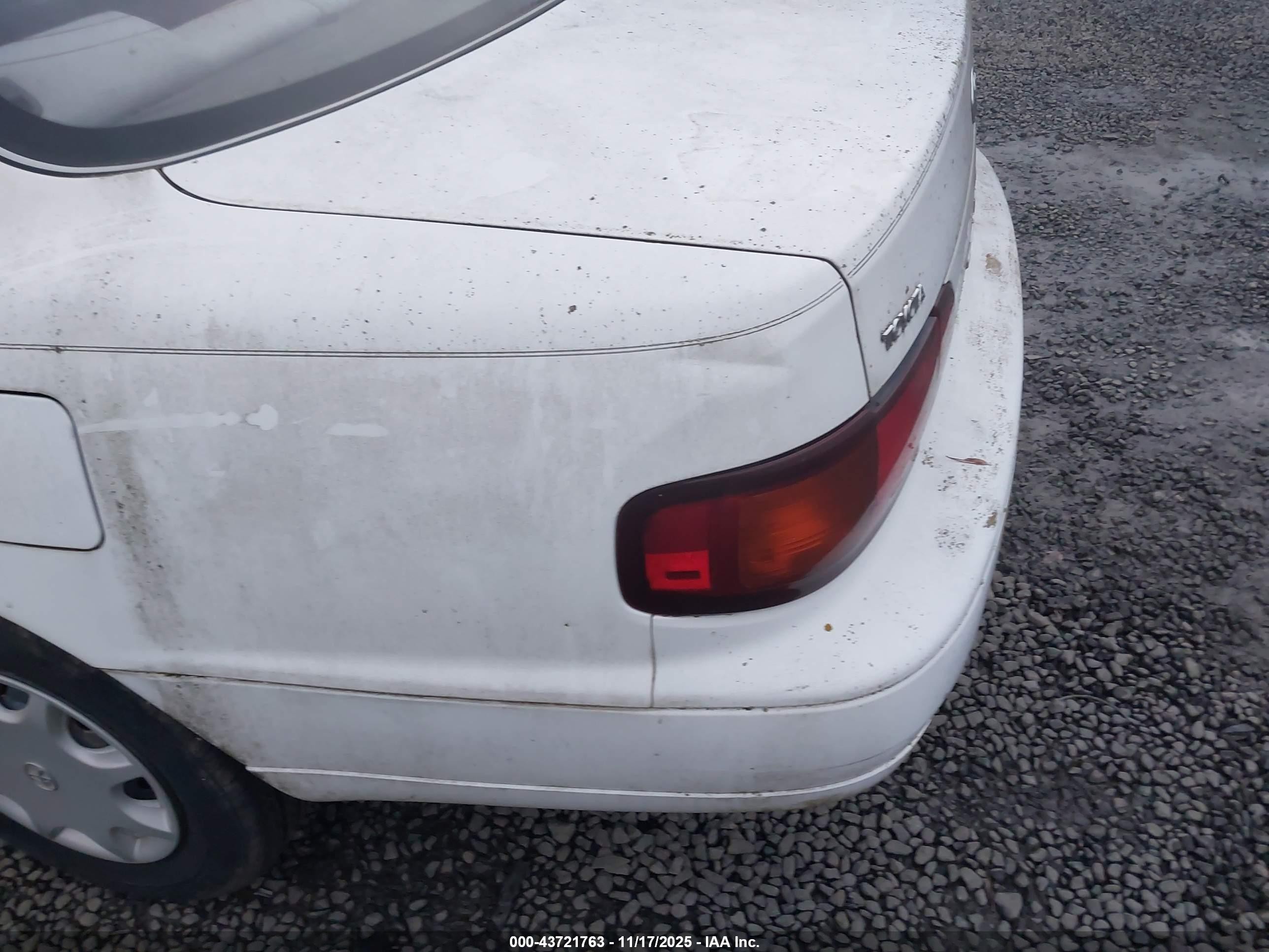 1996 Toyota Camry Dx/le/xle White vin: JT2BG12K6T0383982