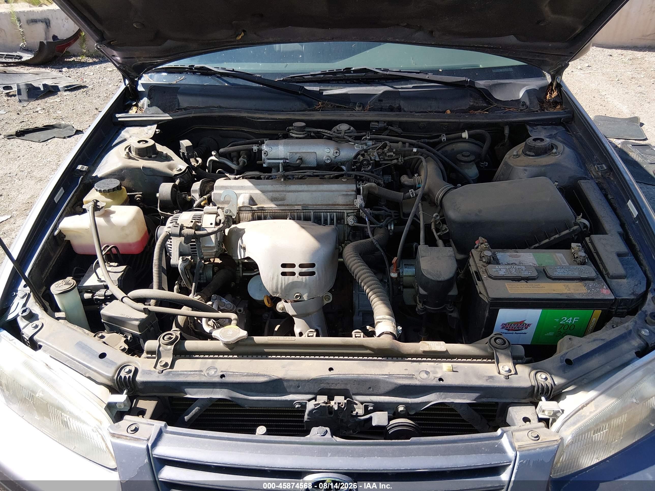 1998 Toyota Camry Le Gray vin: JT2BG22K1W0130370