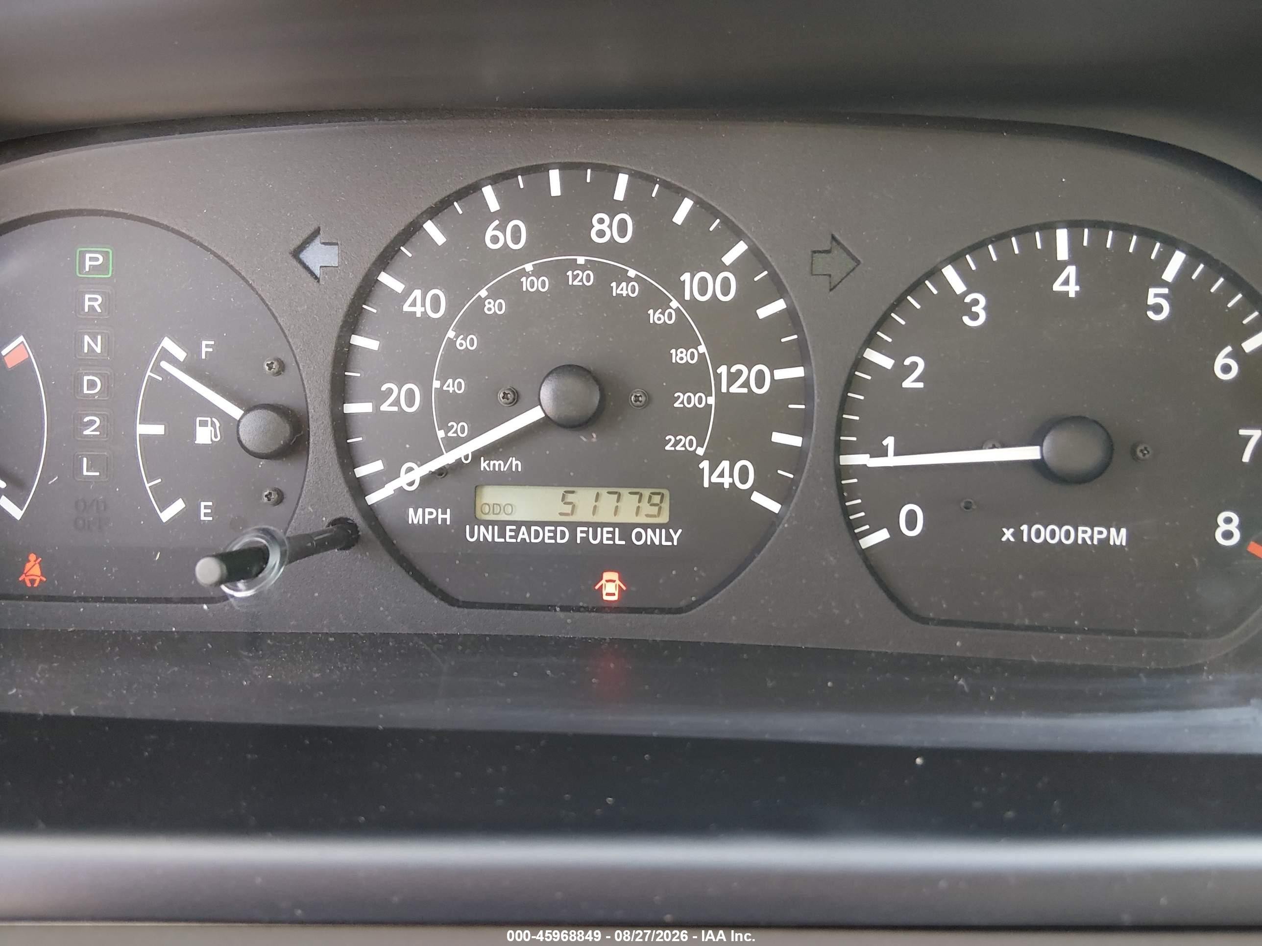 1998 Toyota Camry Le Gold vin: JT2BG22K2W0196961