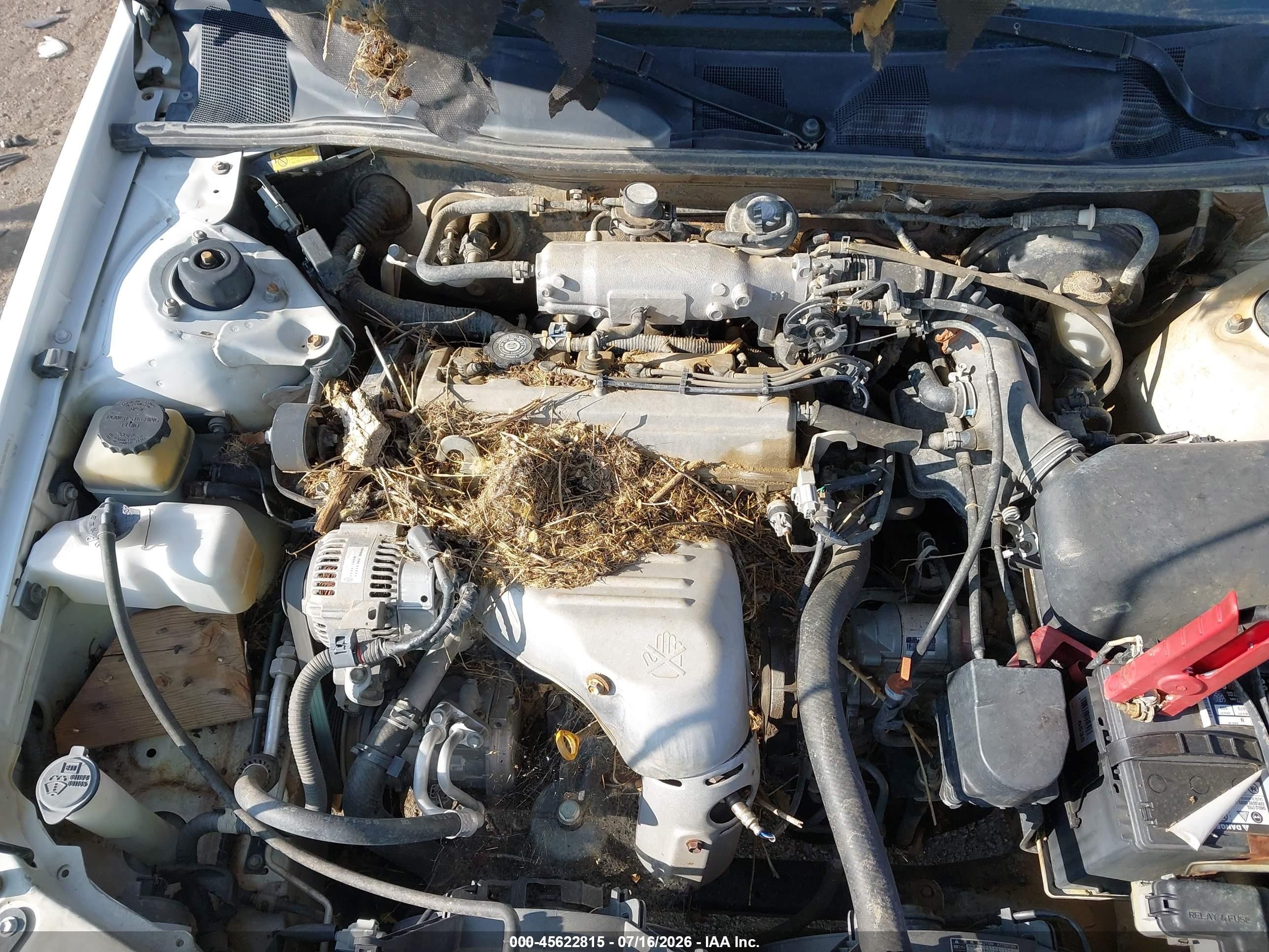 1999 Toyota Camry Le White vin: JT2BG22K2X0289657