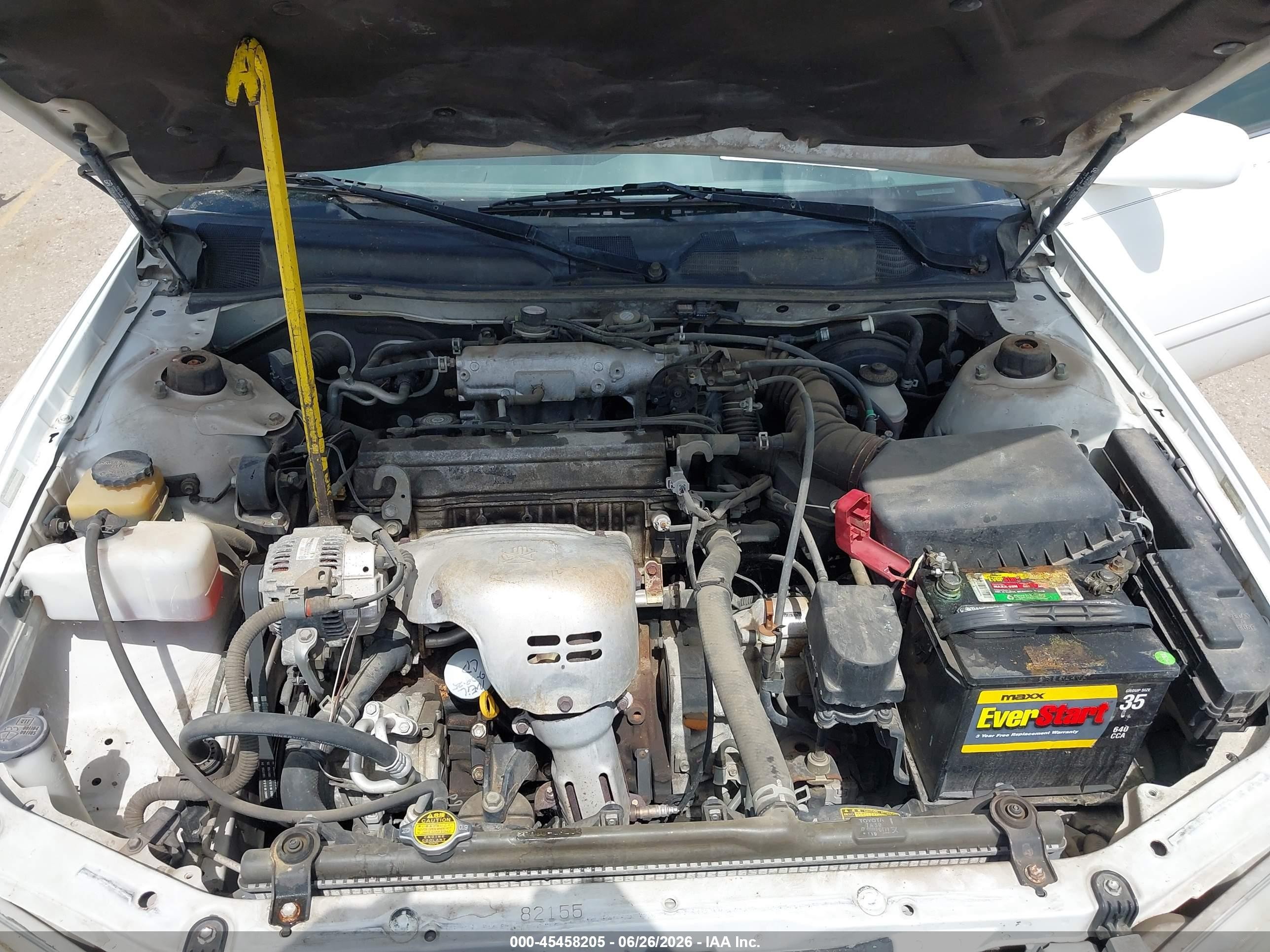 2000 Toyota Camry Le White vin: JT2BG22K2Y0434147