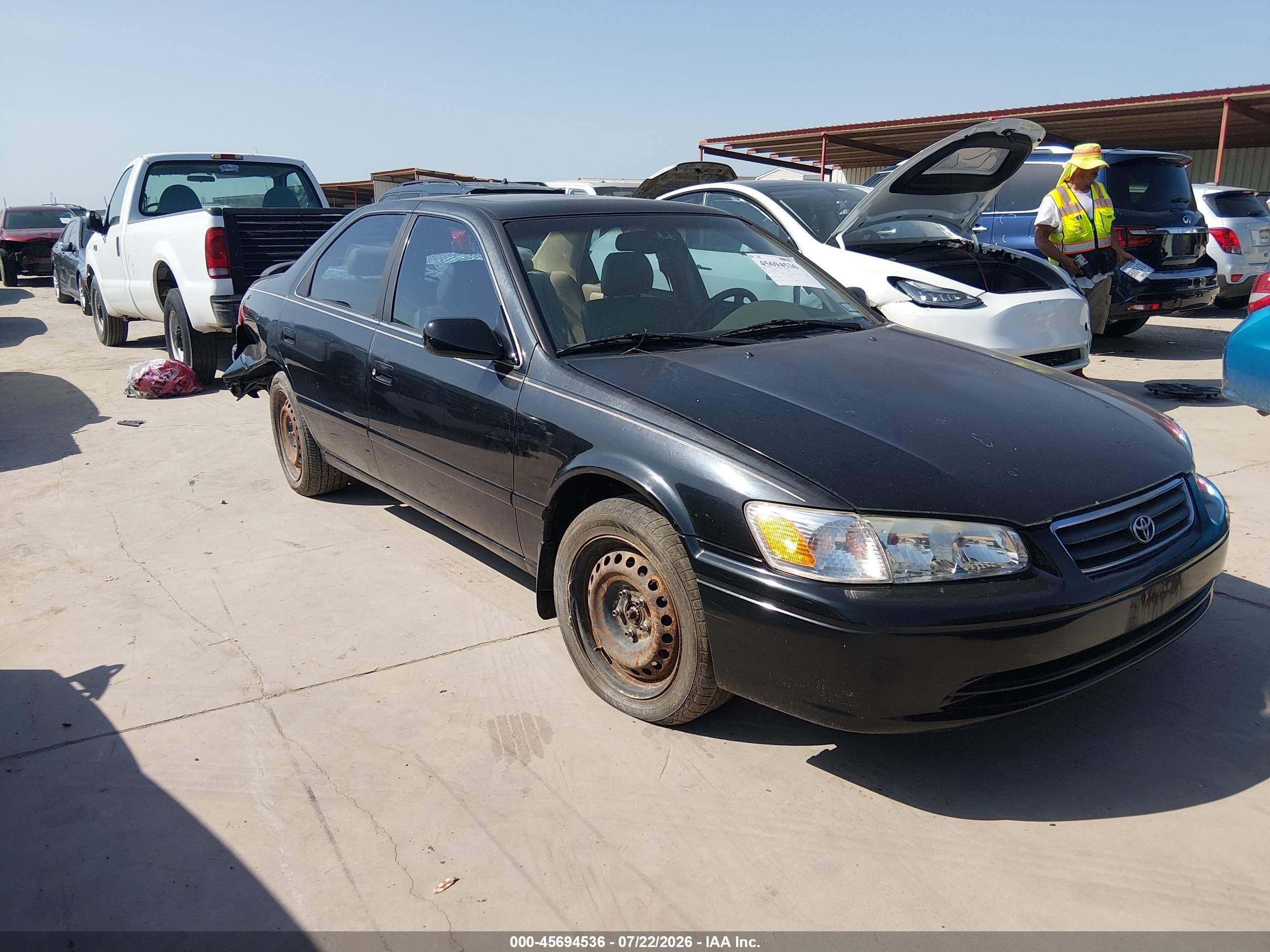 2000 Toyota Camry Le Black vin: JT2BG22K4Y0455520