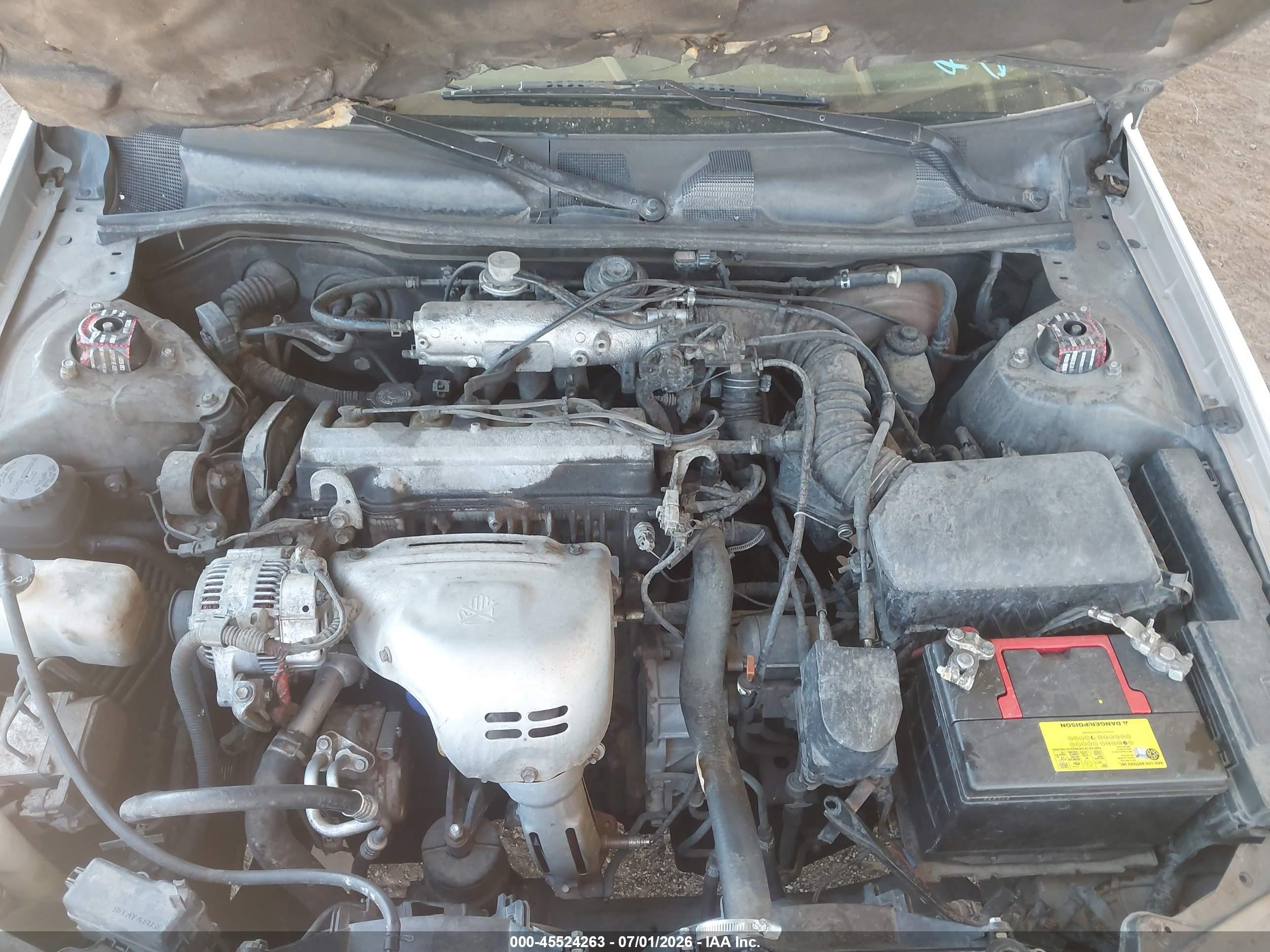 2000 Toyota Camry Le Gray vin: JT2BG22K4Y0471605