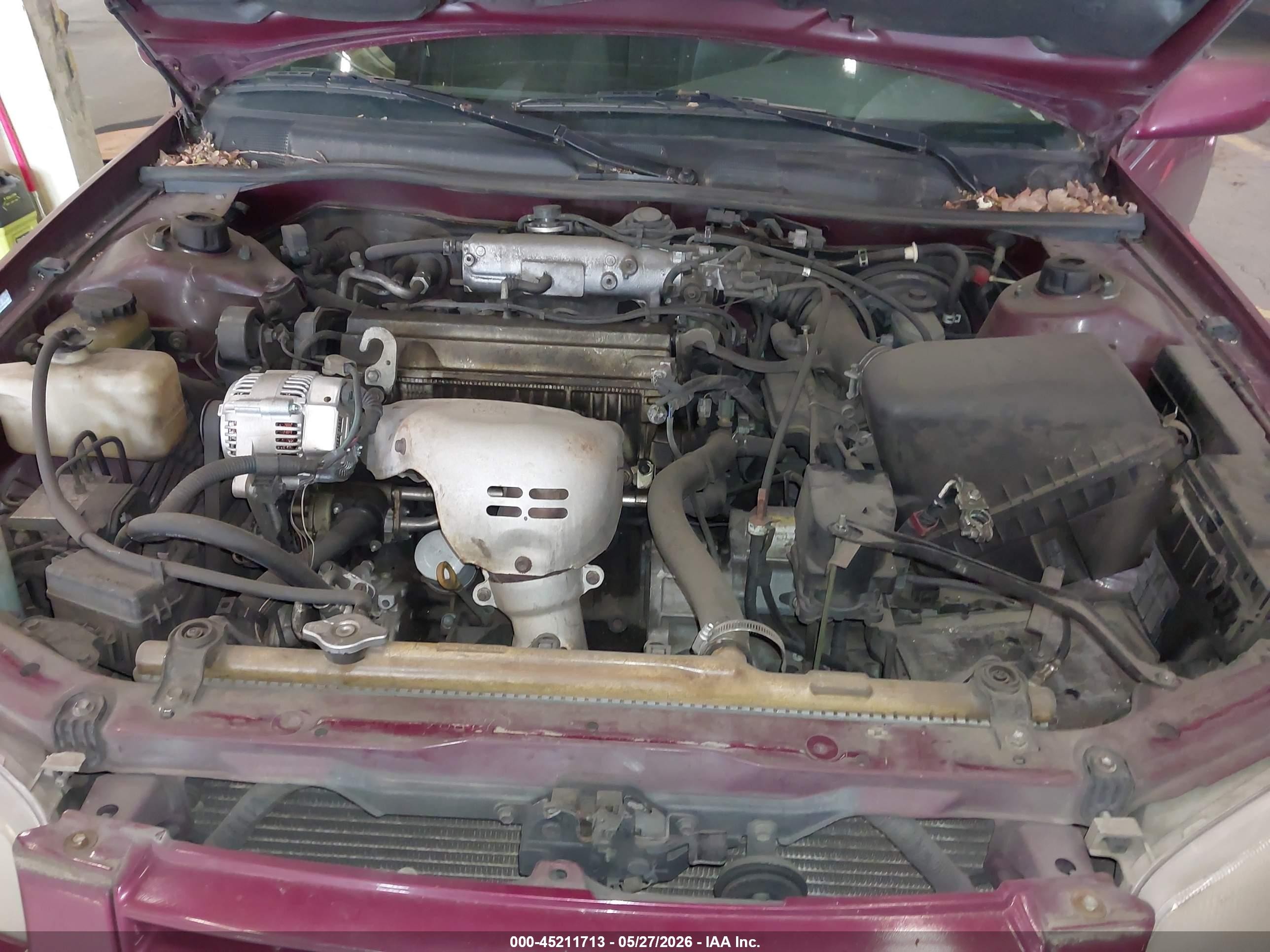 1997 Toyota Camry Le Burgundy vin: JT2BG22K6V0004391