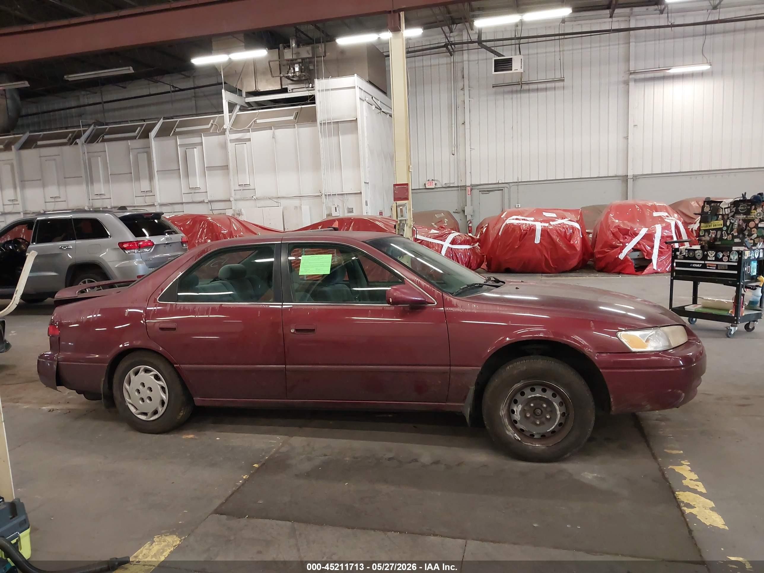 1997 Toyota Camry Le Burgundy vin: JT2BG22K6V0004391