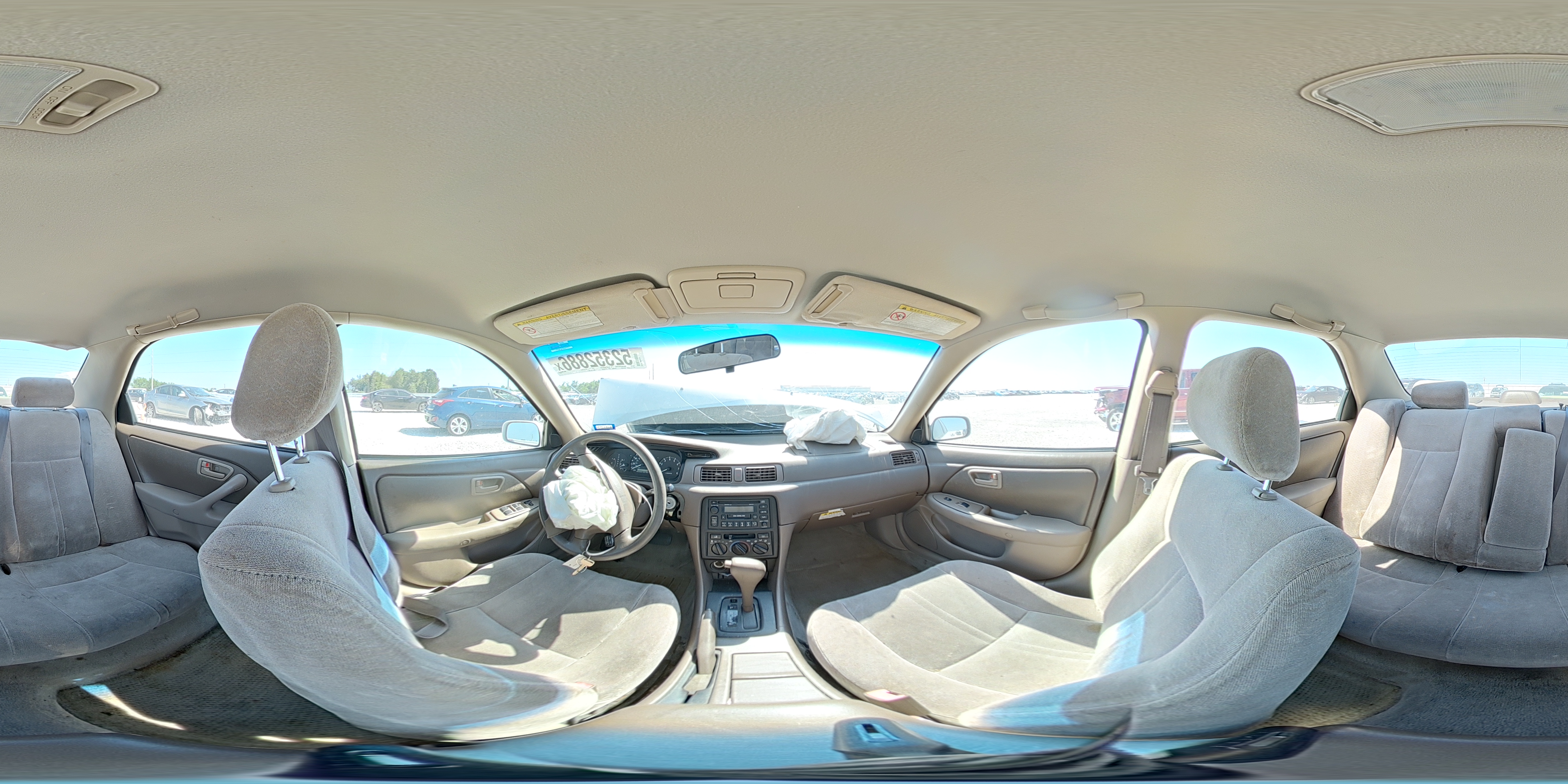 1999 Toyota Camry Le Белый vin: JT2BG22K6X0277284