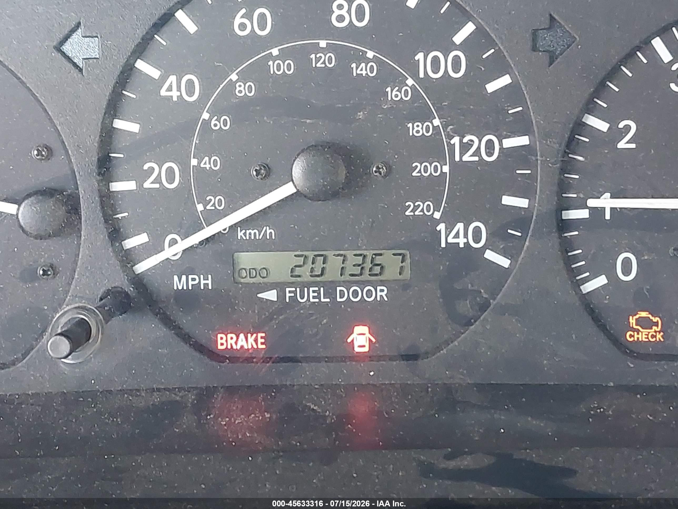 2000 Toyota Camry Le Green vin: JT2BG22K7Y0409048