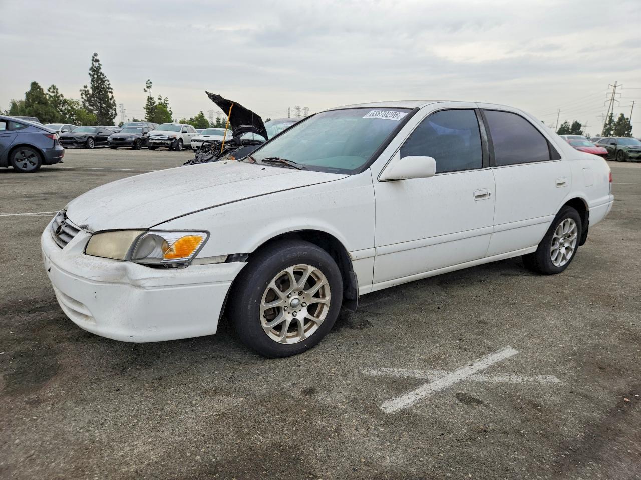 2000 Toyota Camry Le Белый vin: JT2BG22K7Y0424794