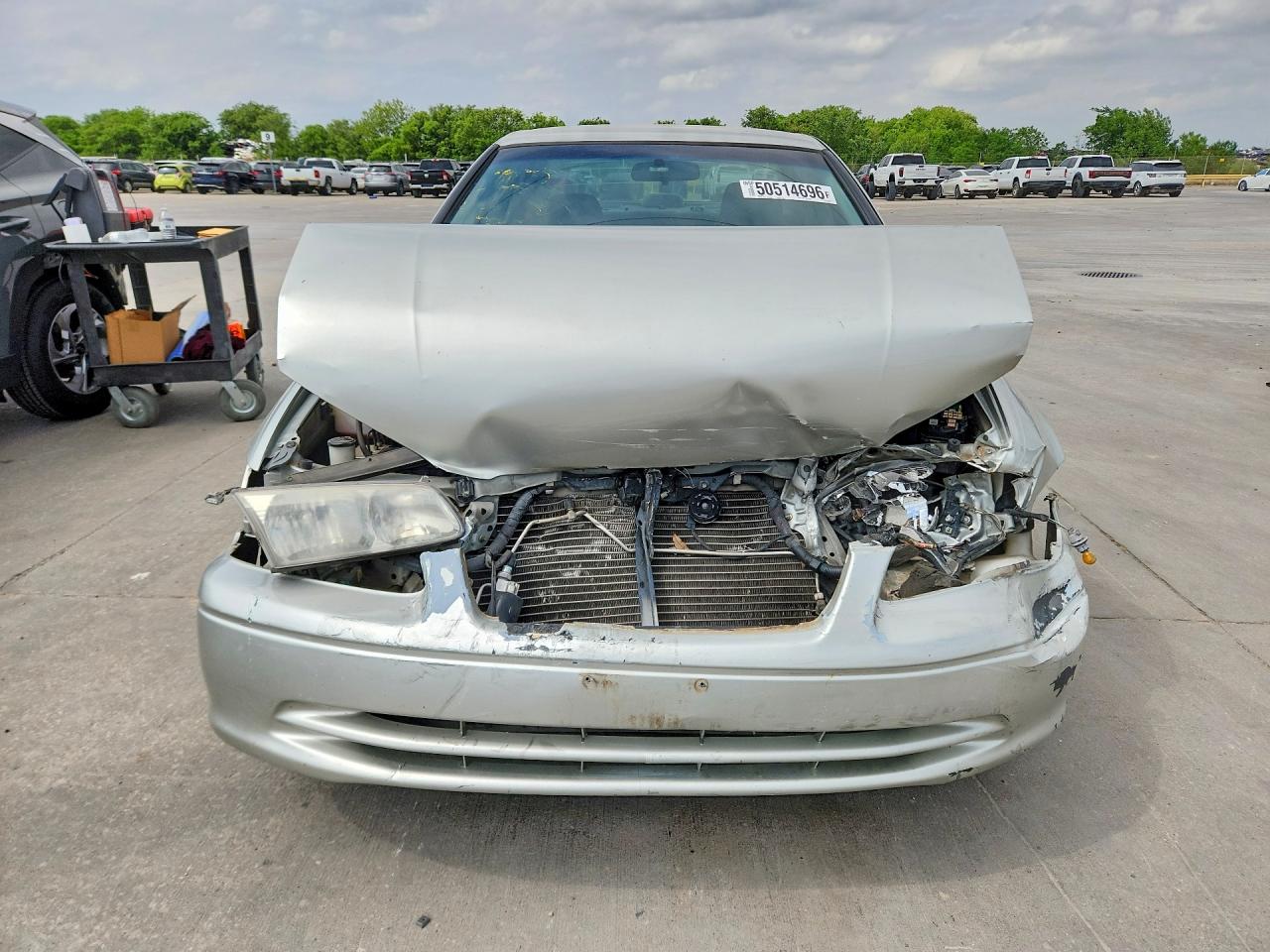 2000 Toyota Camry Le Silver vin: JT2BG22K7Y0431941
