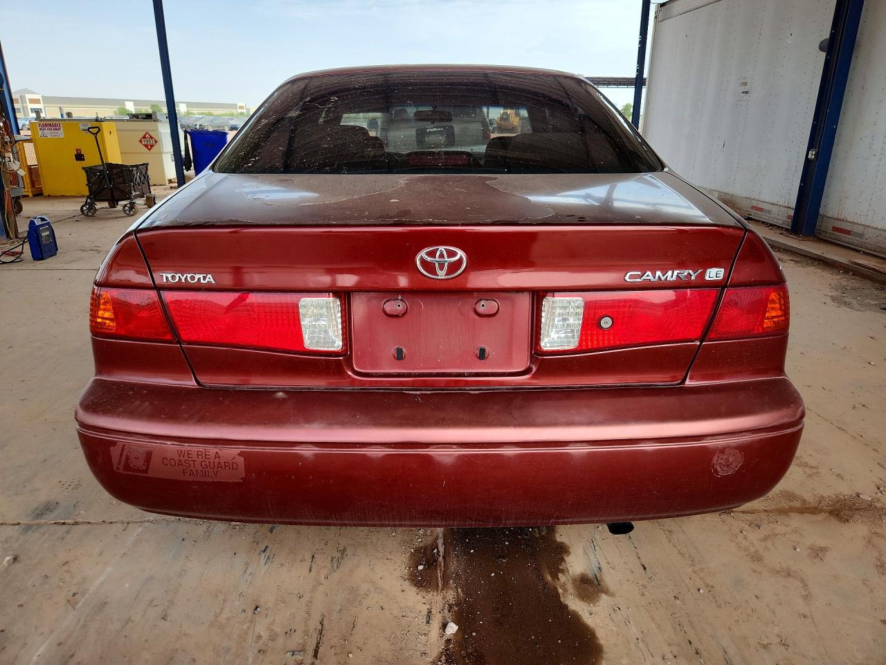 2000 Toyota Camry Le Red vin: JT2BG22K7Y0507643
