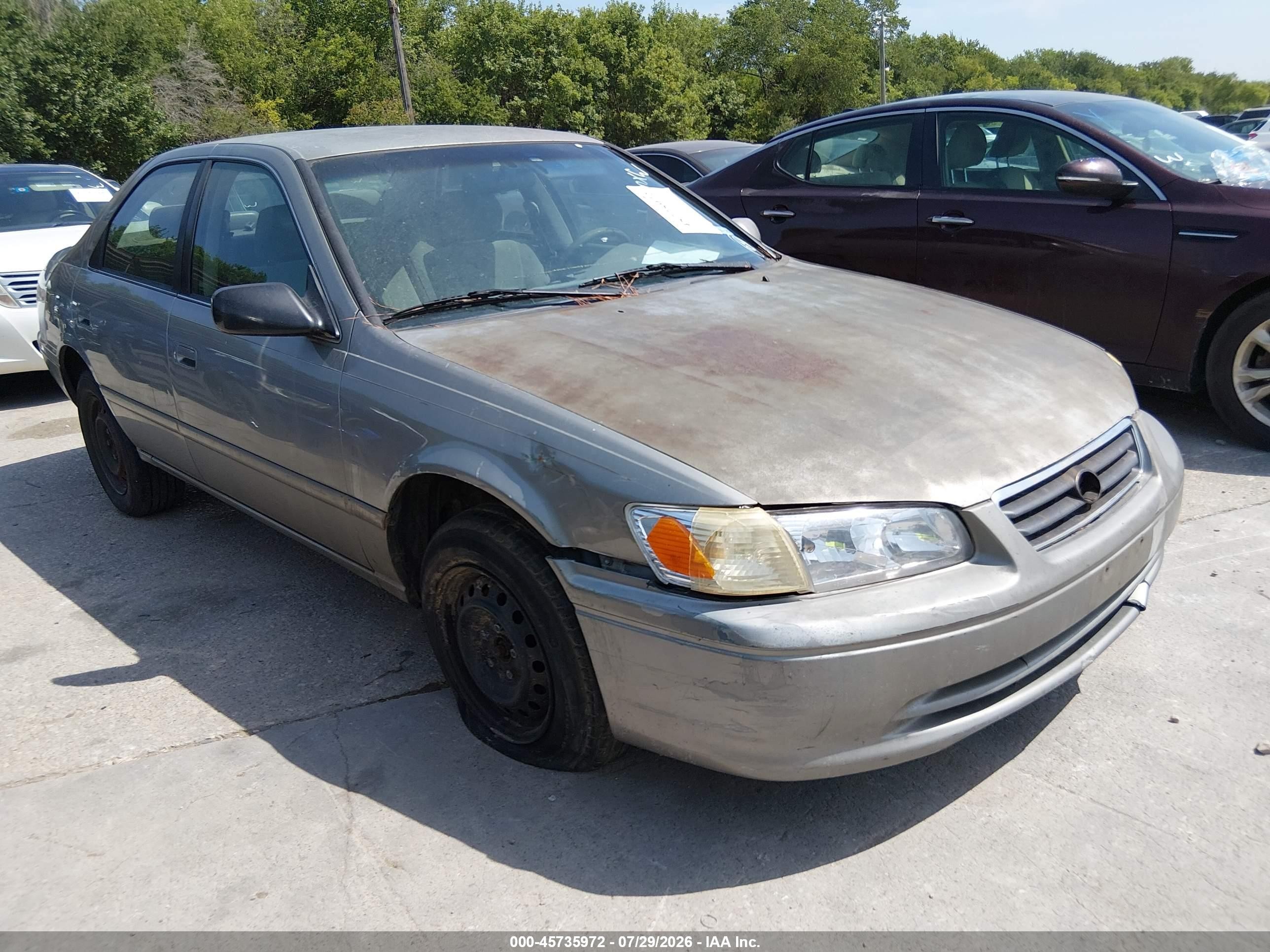 2000 Toyota Camry Le Brown vin: JT2BG22K7Y0524796