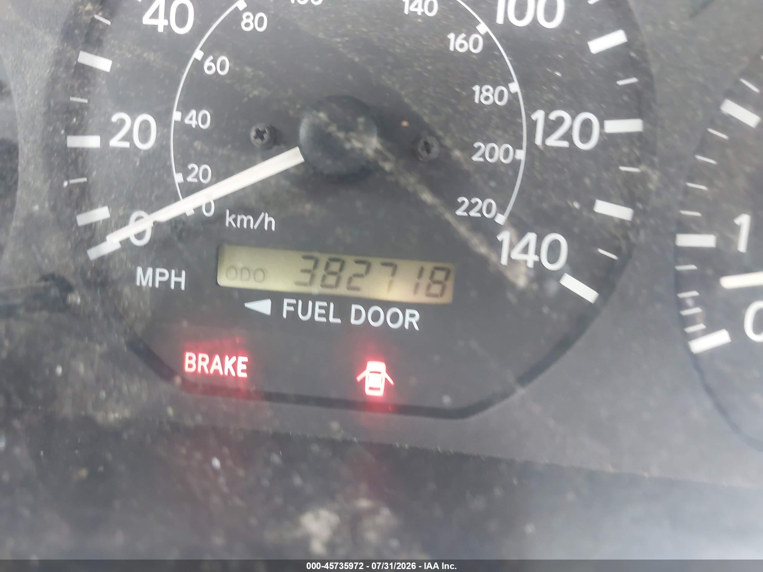 2000 Toyota Camry Le Brown vin: JT2BG22K7Y0524796