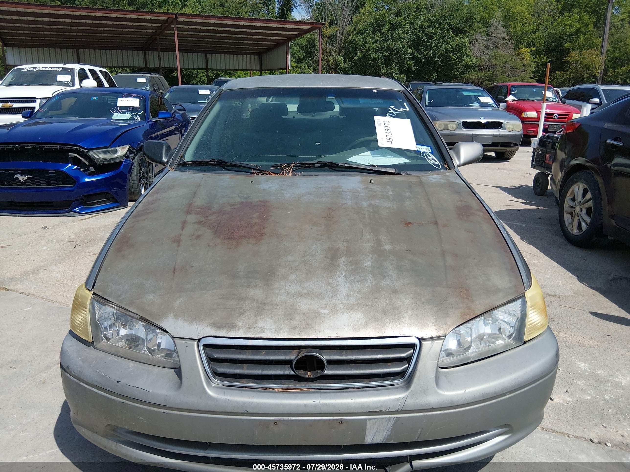 2000 Toyota Camry Le Brown vin: JT2BG22K7Y0524796