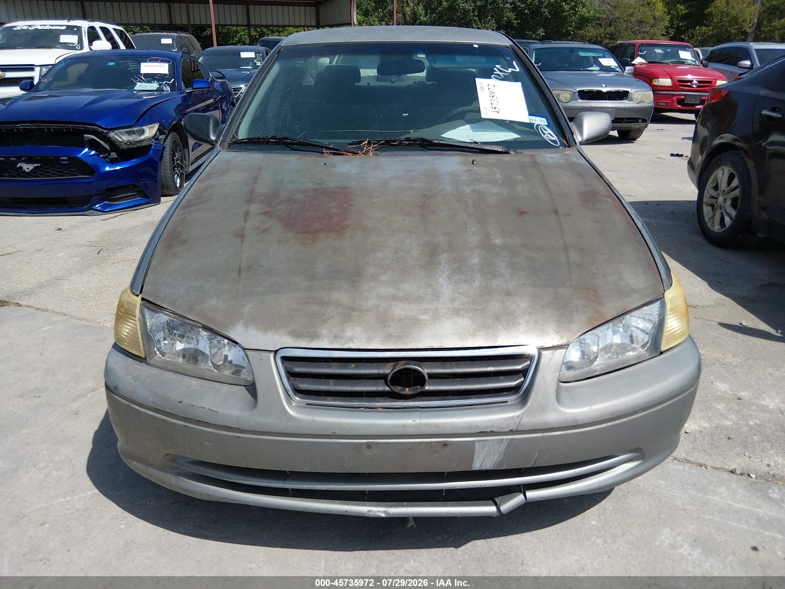 2000 Toyota Camry Le Brown vin: JT2BG22K7Y0524796