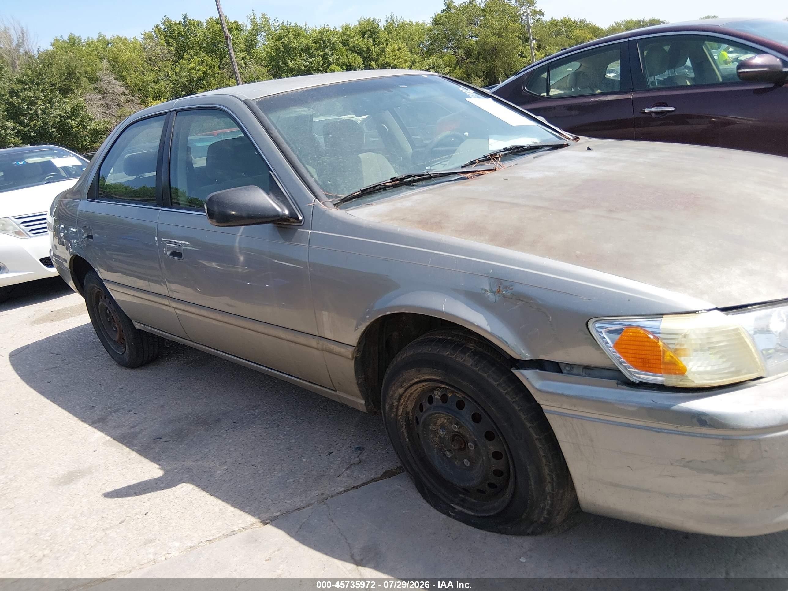 2000 Toyota Camry Le Brown vin: JT2BG22K7Y0524796