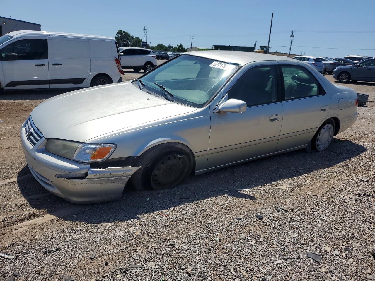 2001 Toyota Camry Le Silver vin: JT2BG22K810566707