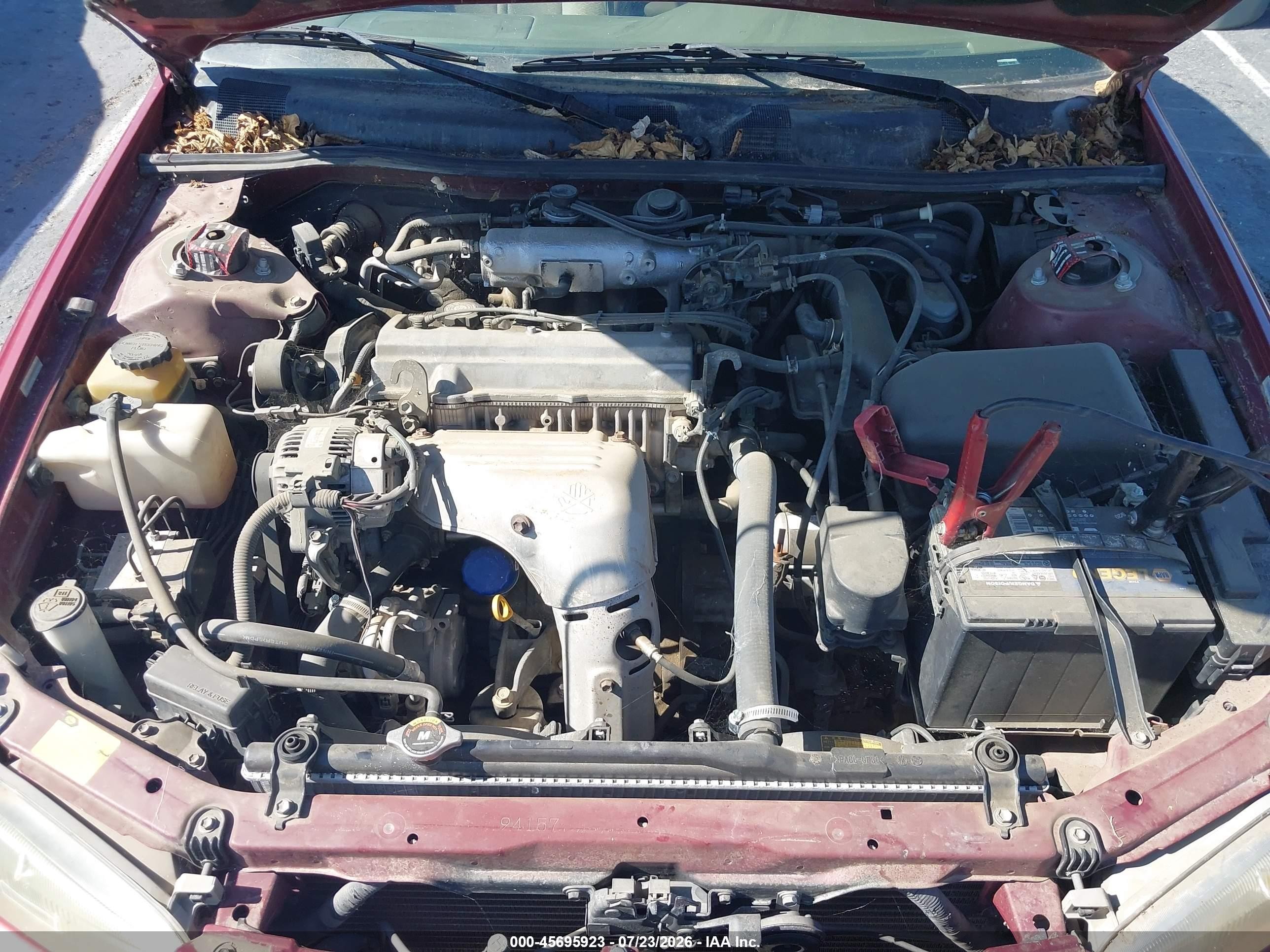1997 Toyota Camry Le Красный vin: JT2BG22K8V0099519