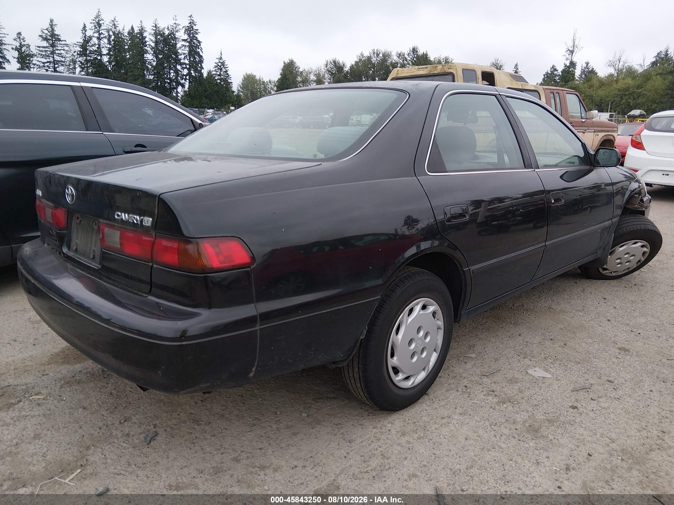 1999 Toyota Camry Le Black vin: JT2BG22K8X0359100