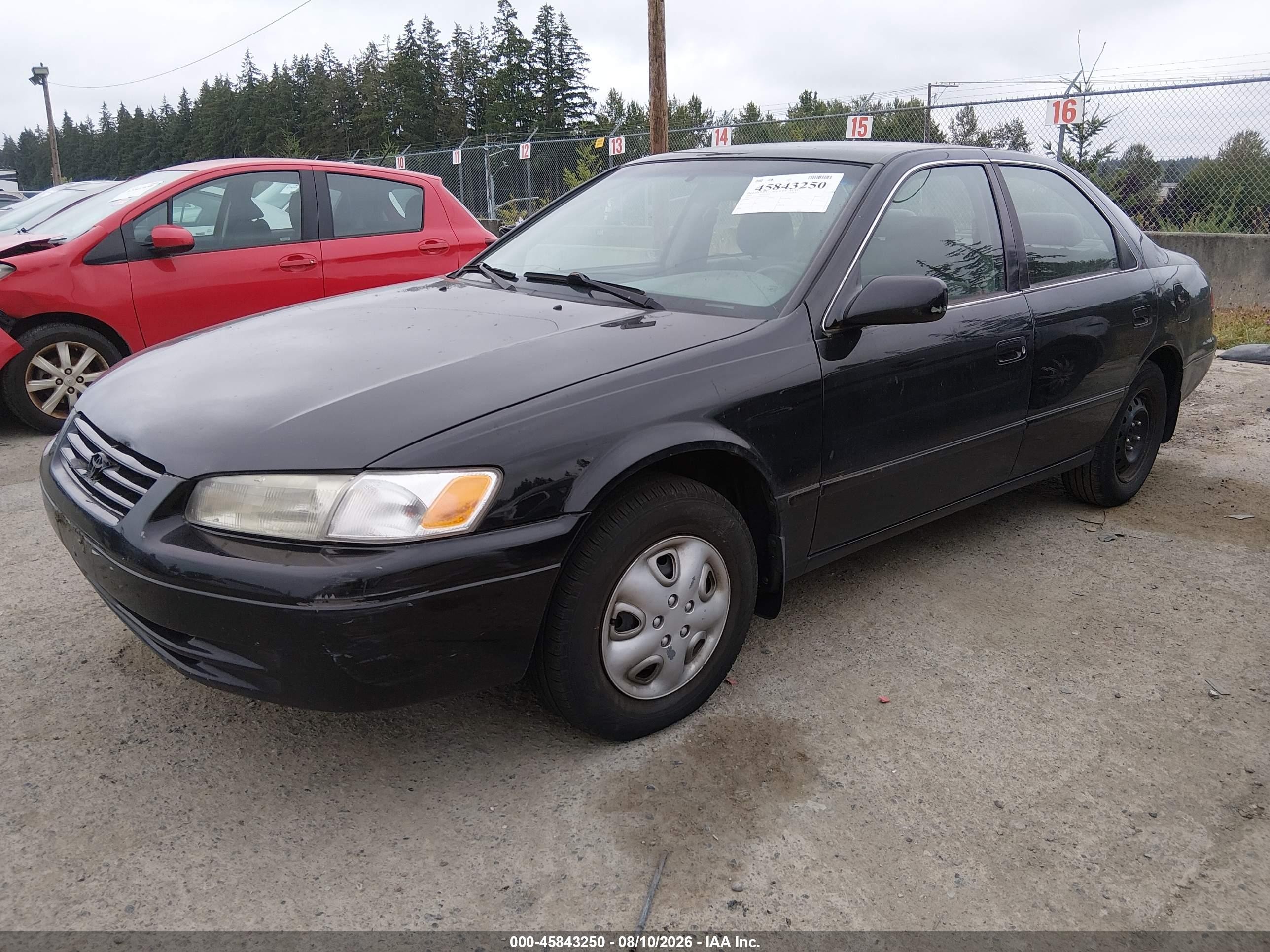 1999 Toyota Camry Le Black vin: JT2BG22K8X0359100