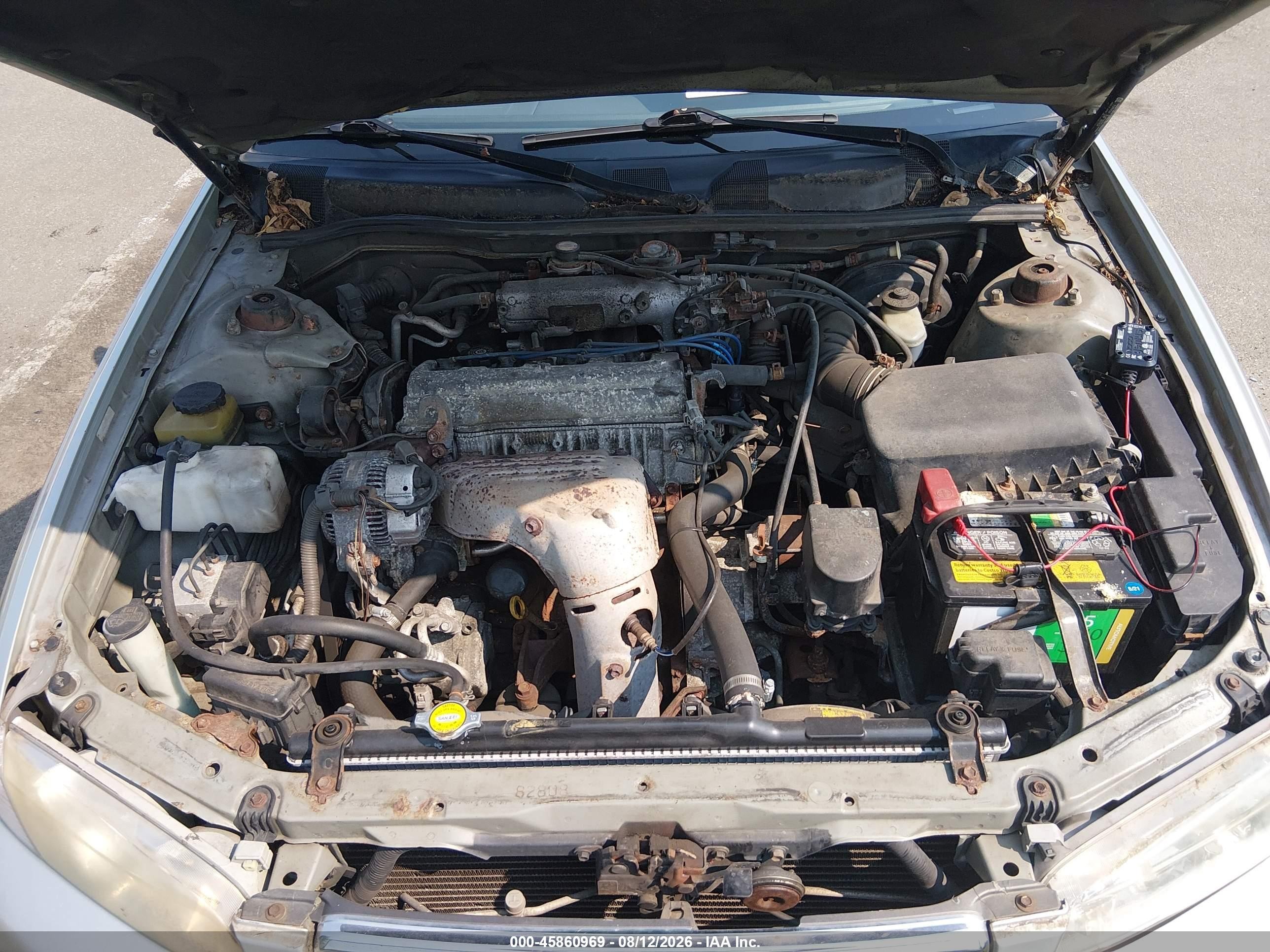 2000 Toyota Camry Le Silver vin: JT2BG22K9Y0449308