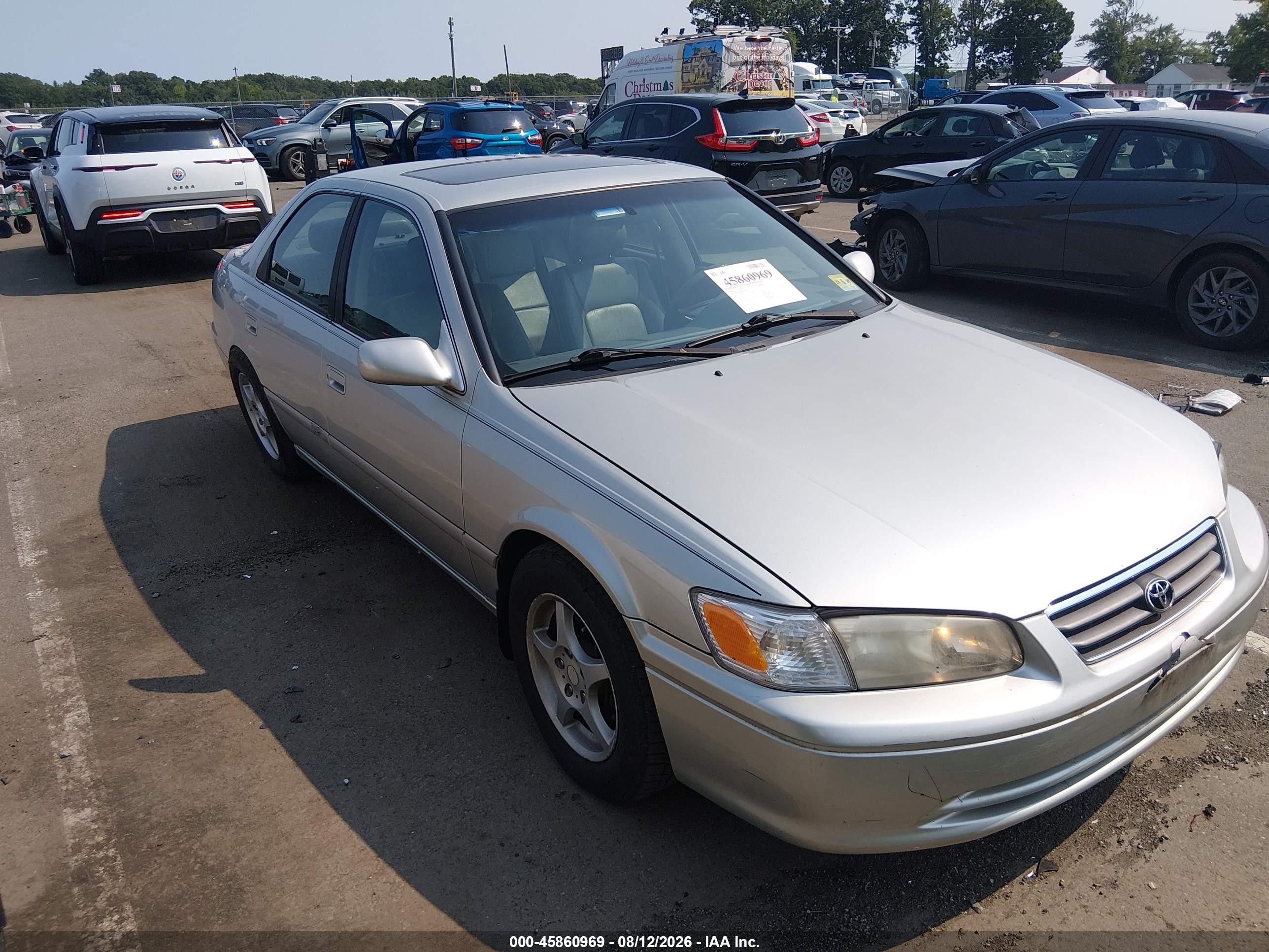 2000 Toyota Camry Le Silver vin: JT2BG22K9Y0449308