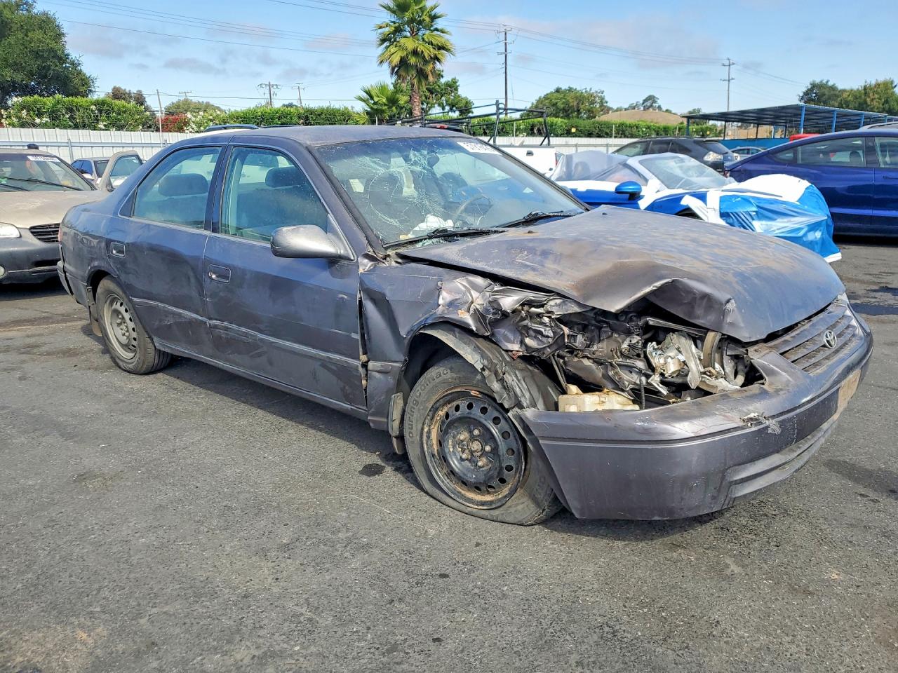 1999 Toyota Camry Le Gray vin: JT2BG22KXX0308519