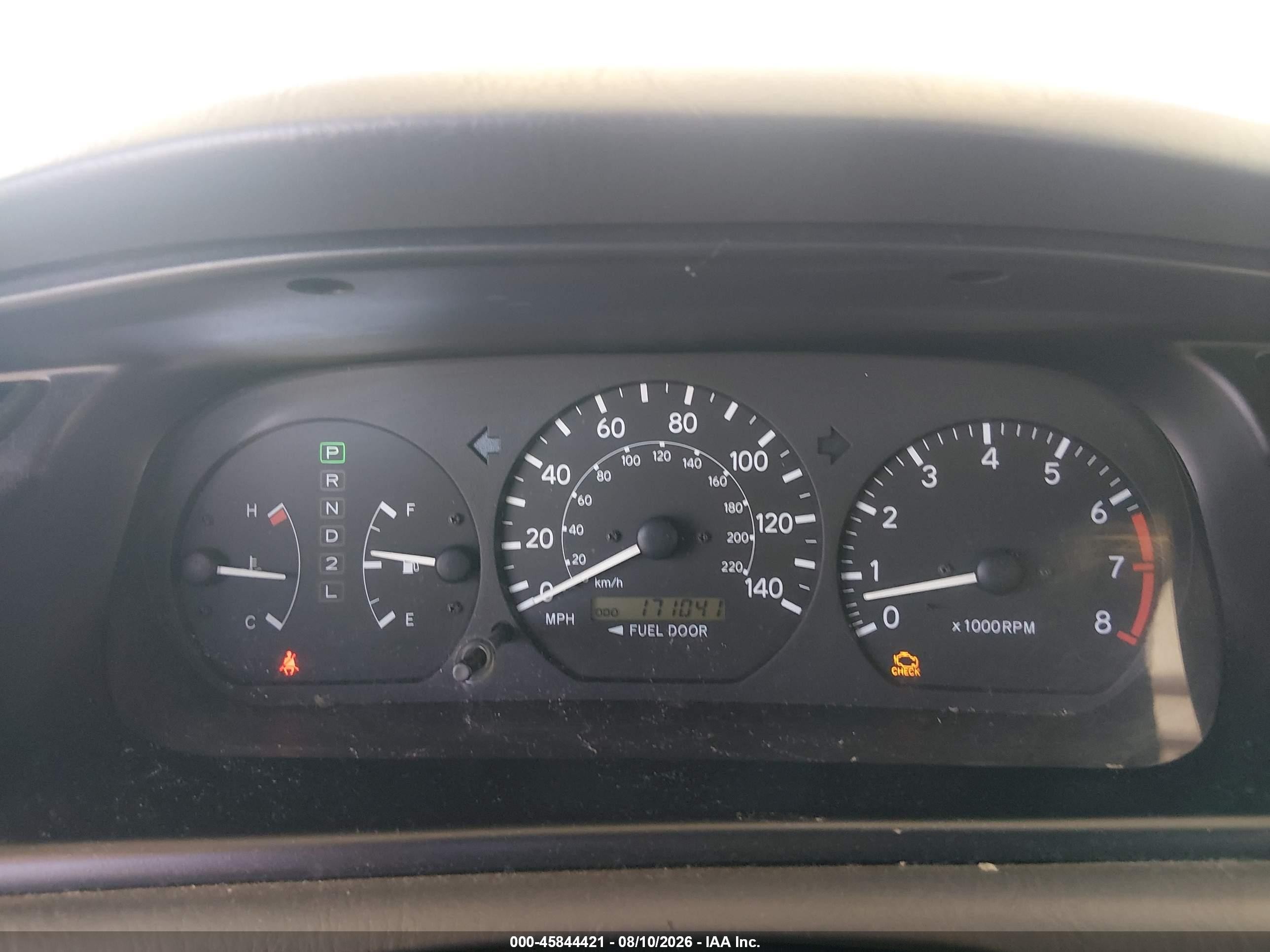2000 Toyota Camry Le Золотой vin: JT2BG22KXY0429715