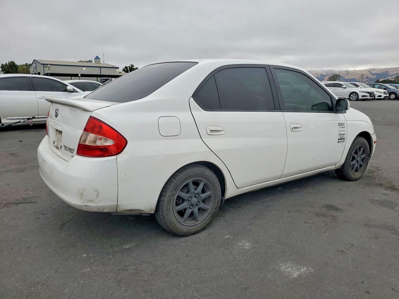 2002 Toyota Prius Base White vin: JT2BK12U020059683