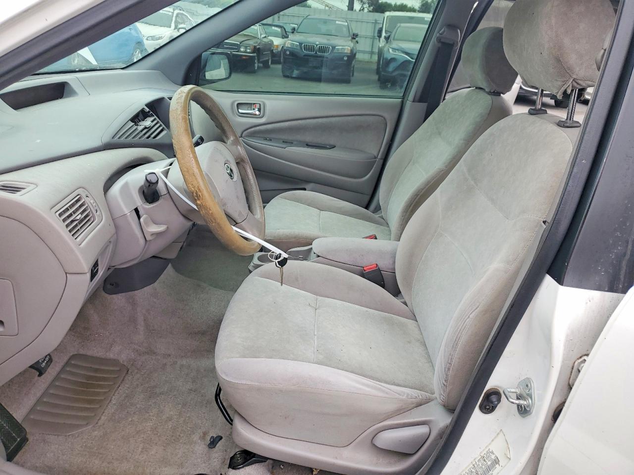 2002 Toyota Prius Base White vin: JT2BK12U020059683