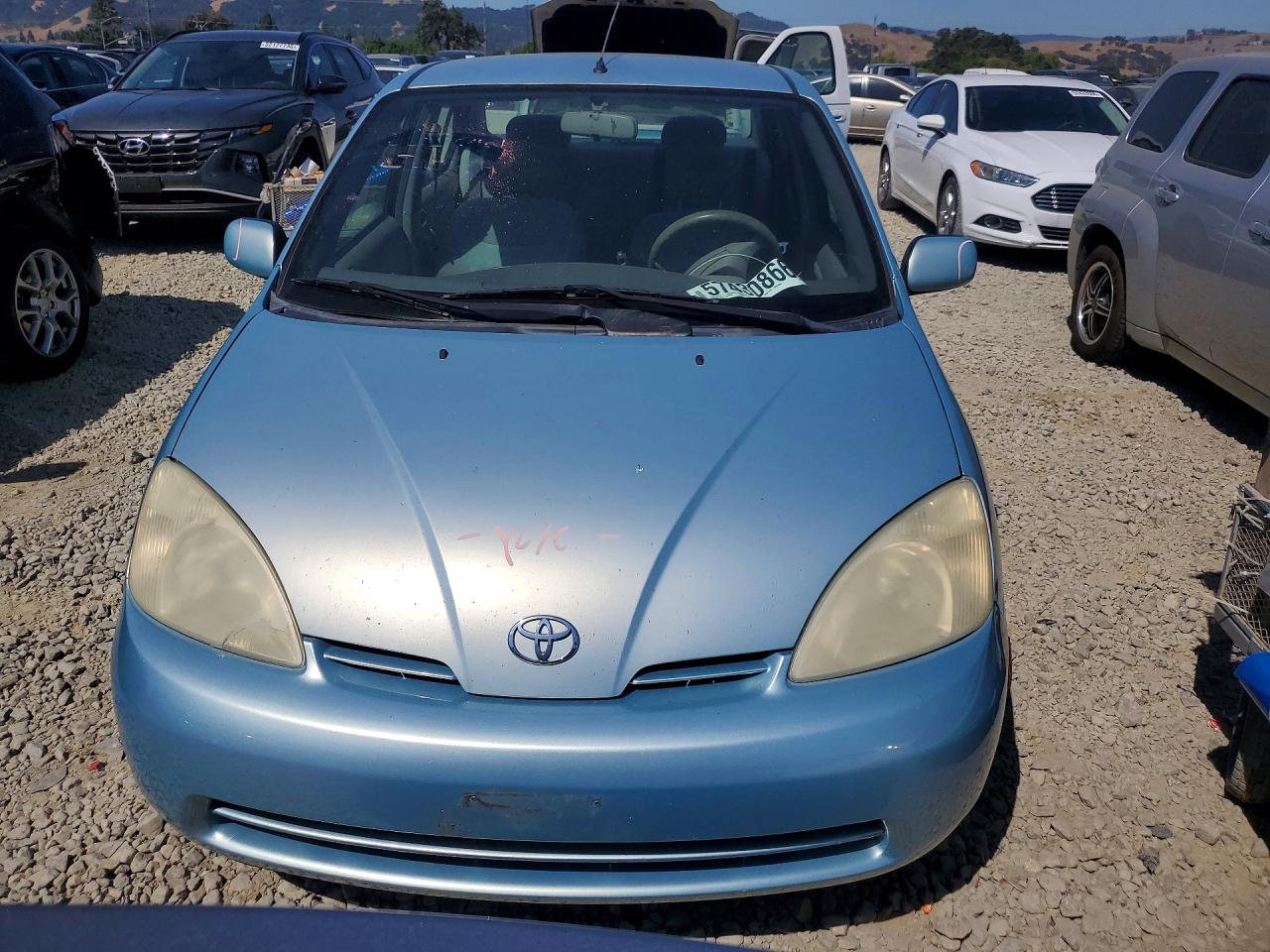 2001 Toyota Prius Base Blue vin: JT2BK12U110006876