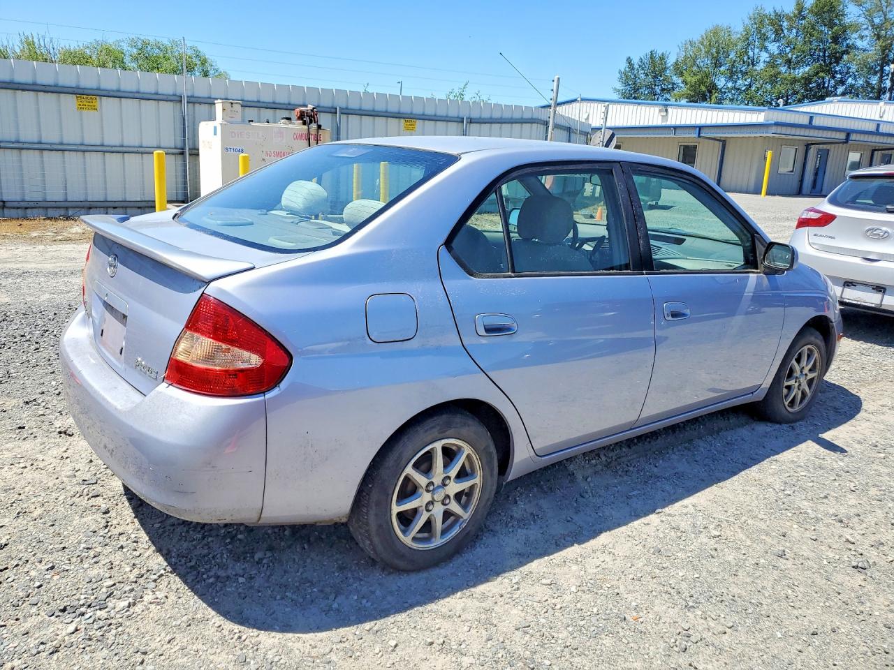 2002 Toyota Prius Base Silver vin: JT2BK12U120069087