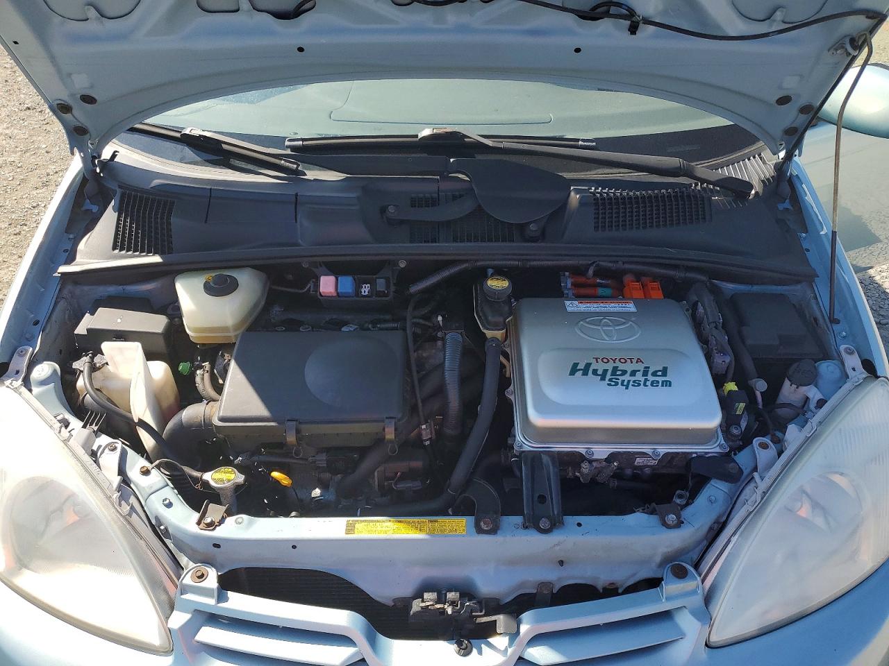 2001 Toyota Prius Base Blue vin: JT2BK12U210014744