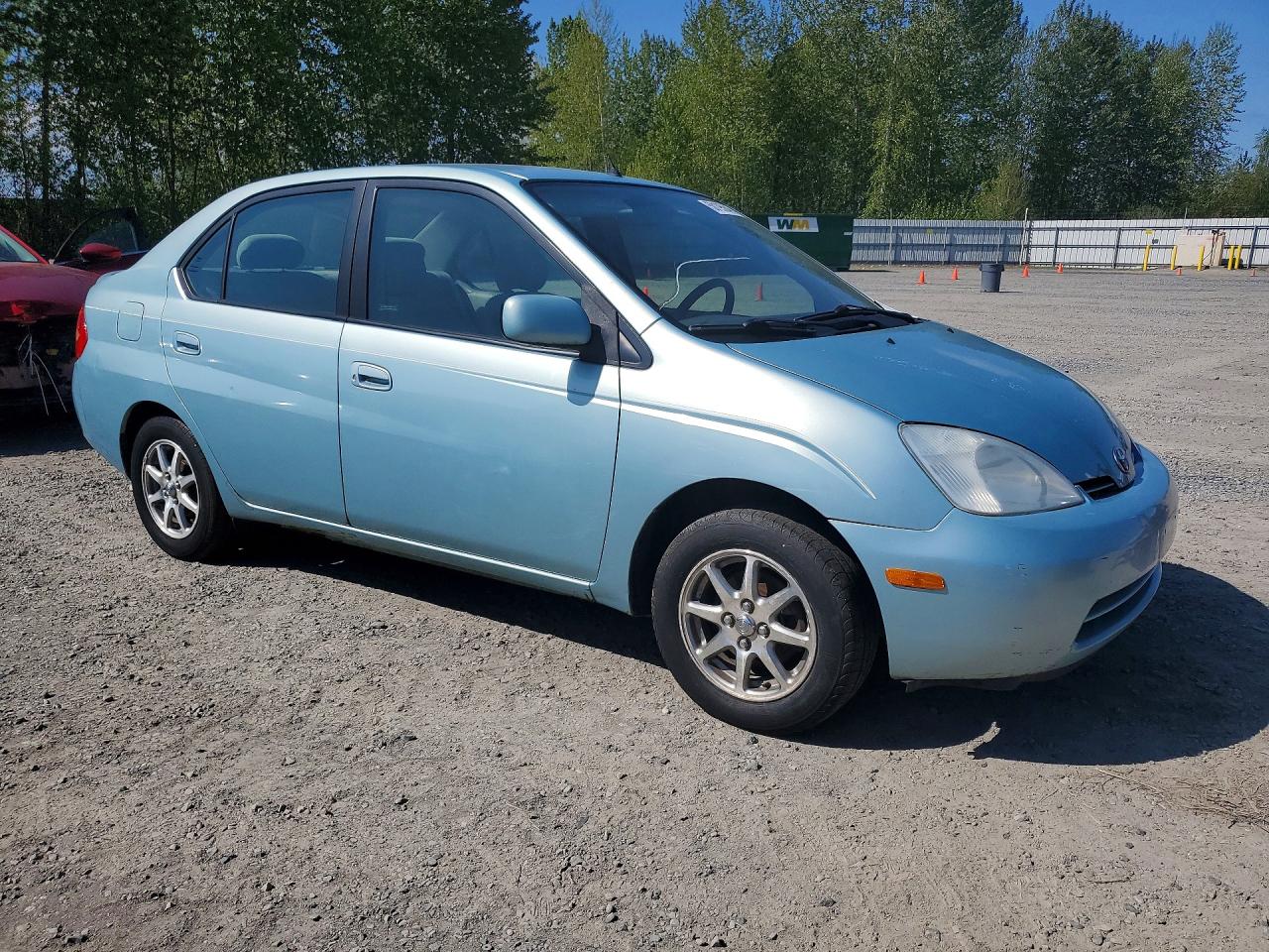 2001 Toyota Prius Base Blue vin: JT2BK12U210014744