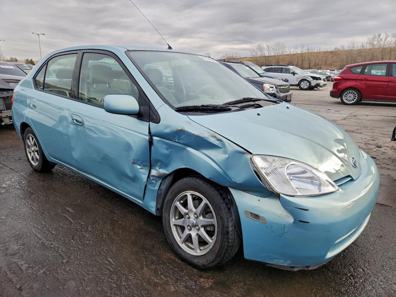2001 Toyota Prius Base Teal vin: JT2BK12U210030331