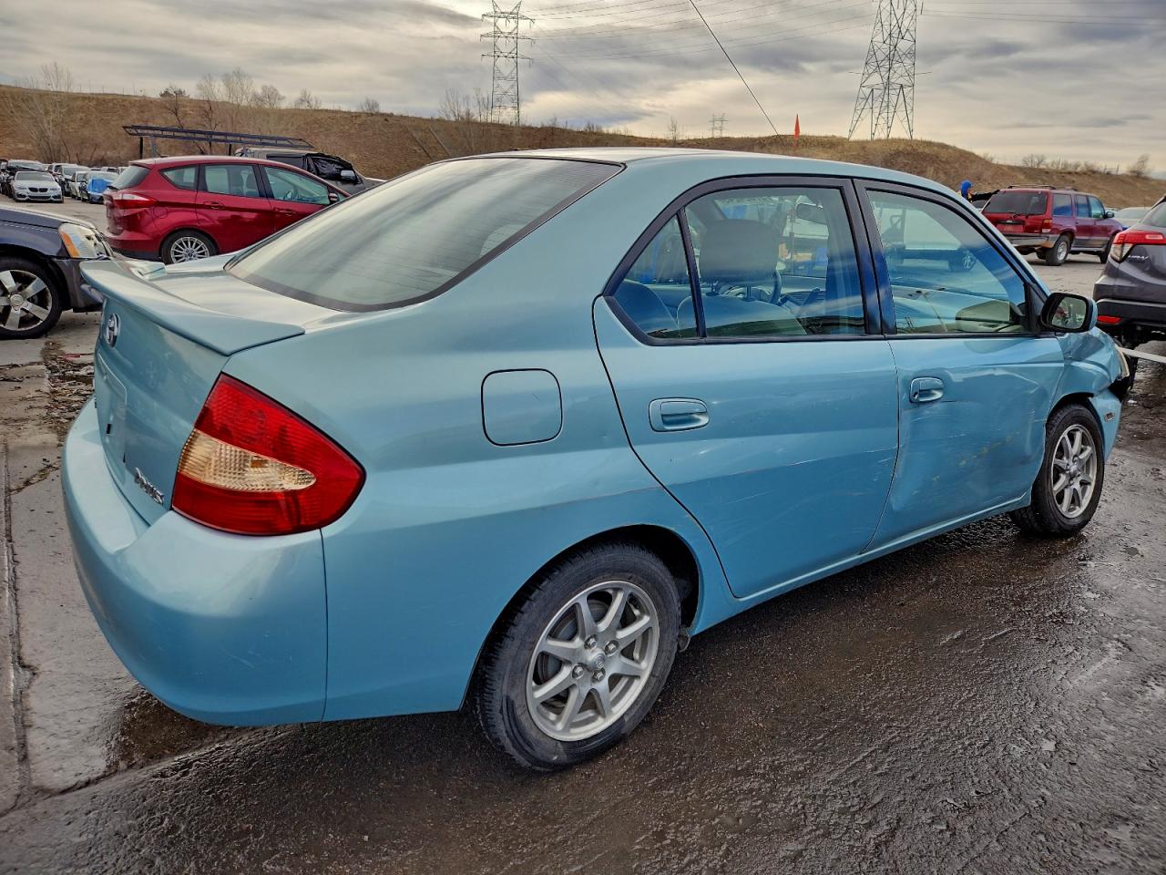 2001 Toyota Prius Base Teal vin: JT2BK12U210030331