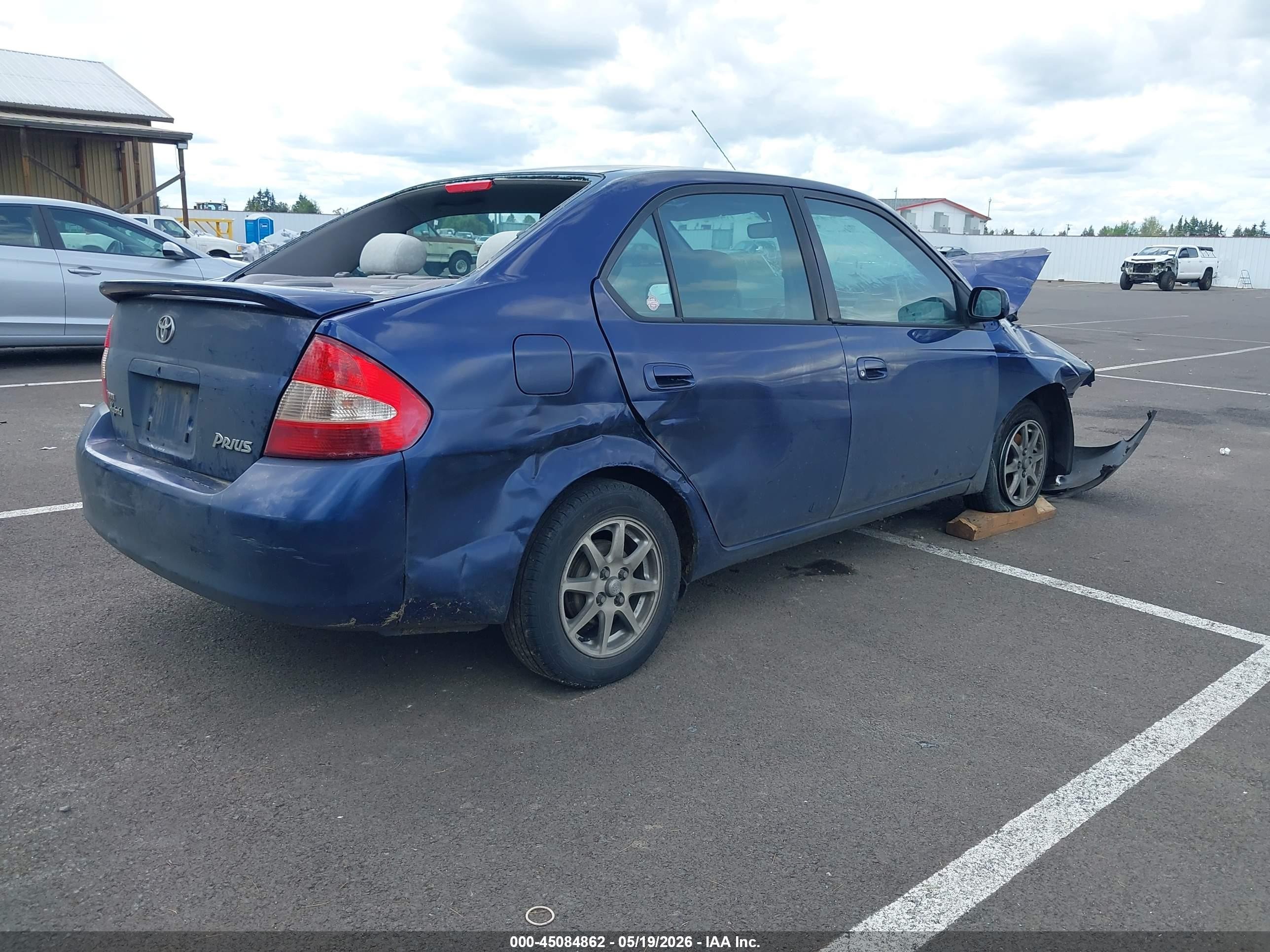 2002 Toyota Prius   Blue vin: JT2BK12U220045753