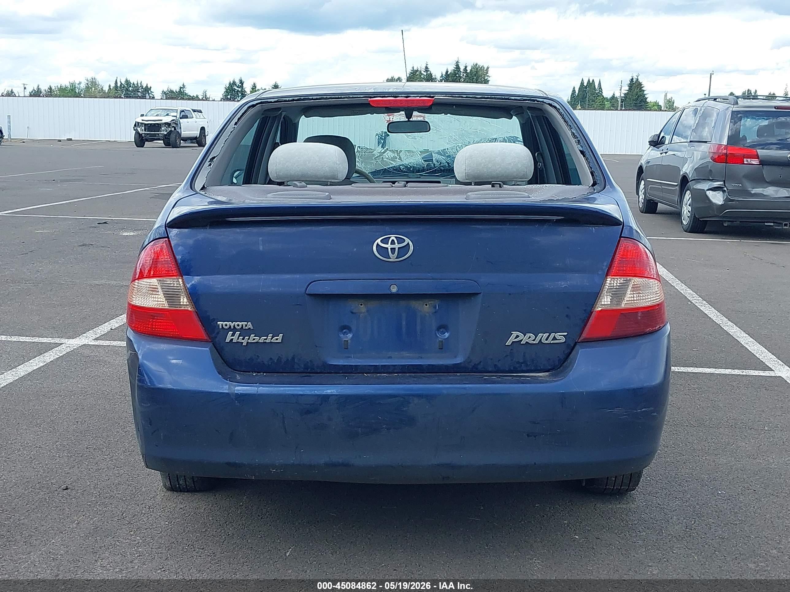 2002 Toyota Prius   Blue vin: JT2BK12U220045753