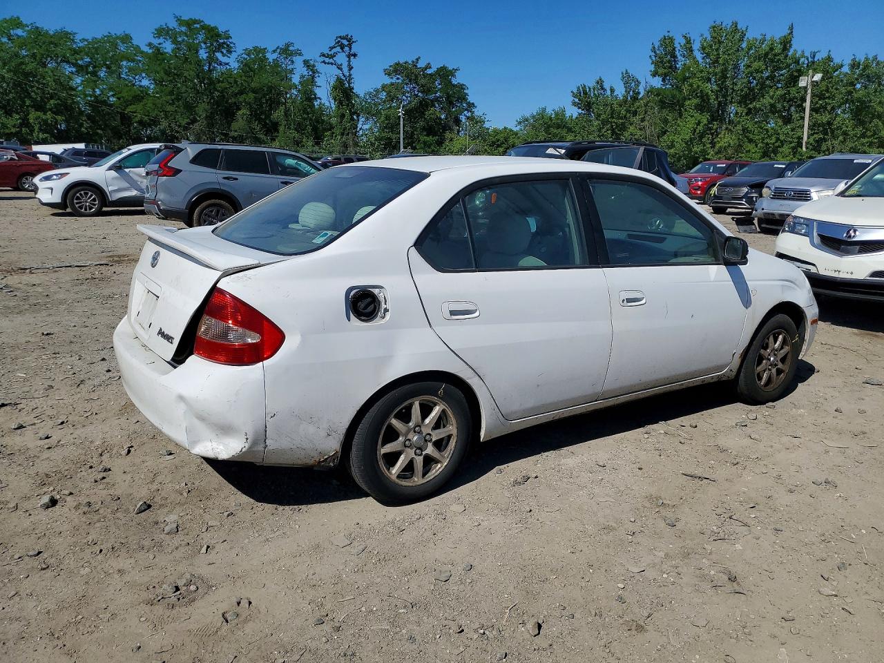 2002 Toyota Prius Base Белый vin: JT2BK12U220068272