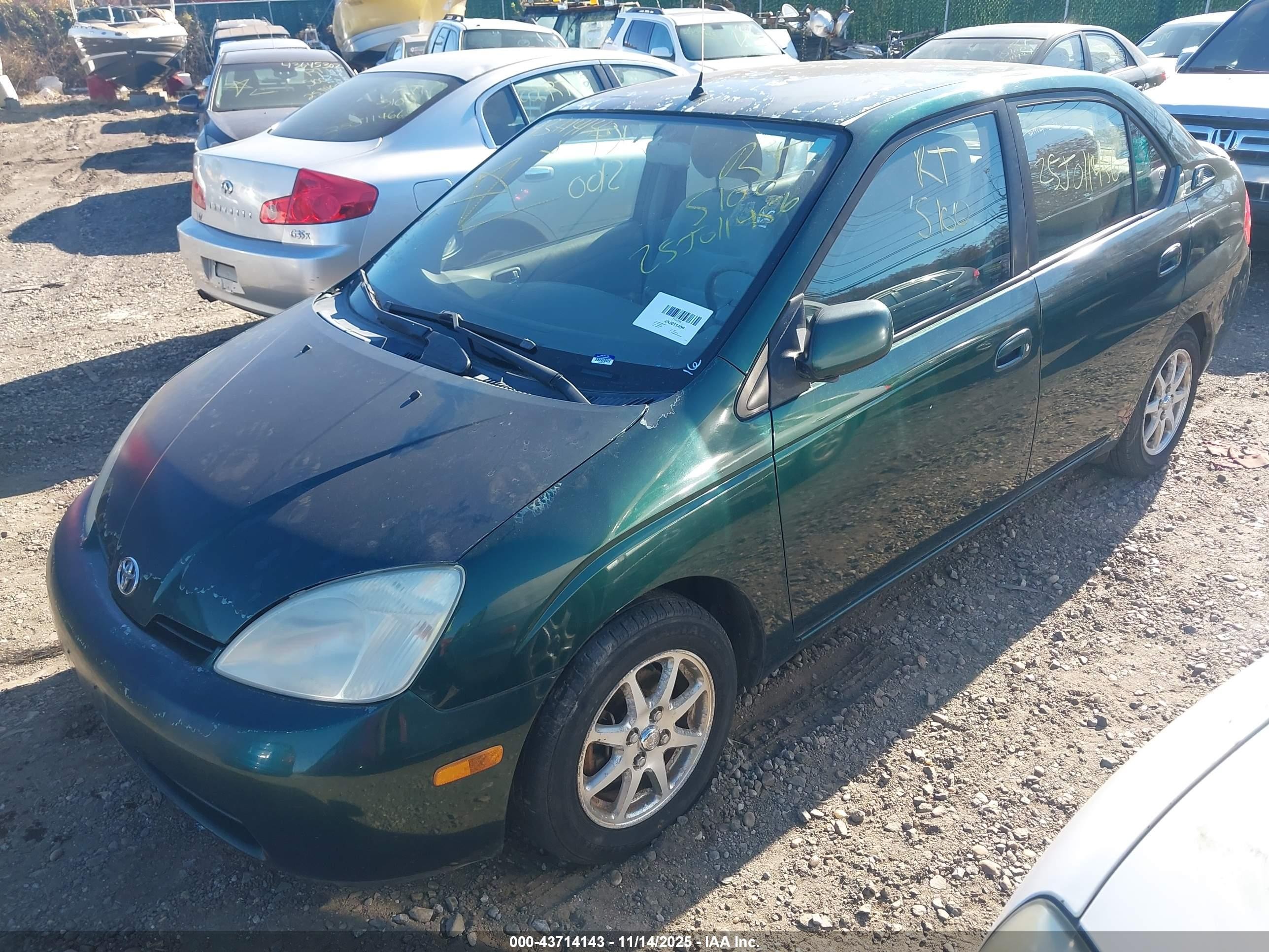 2001 Toyota Prius   Green vin: JT2BK12U510018836