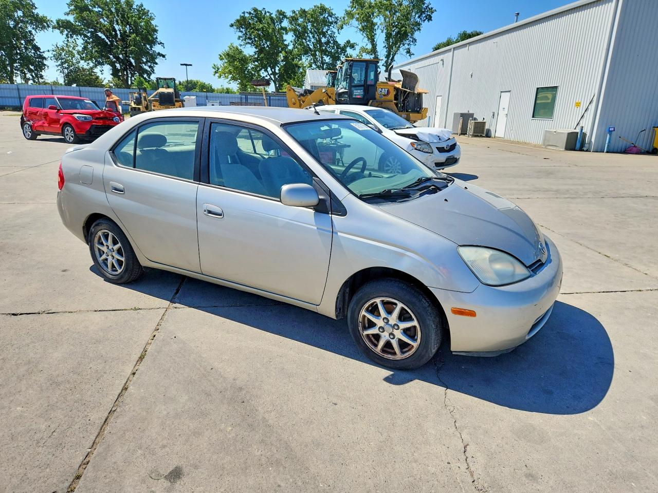 2001 Toyota Prius Base Silver vin: JT2BK12U510032204