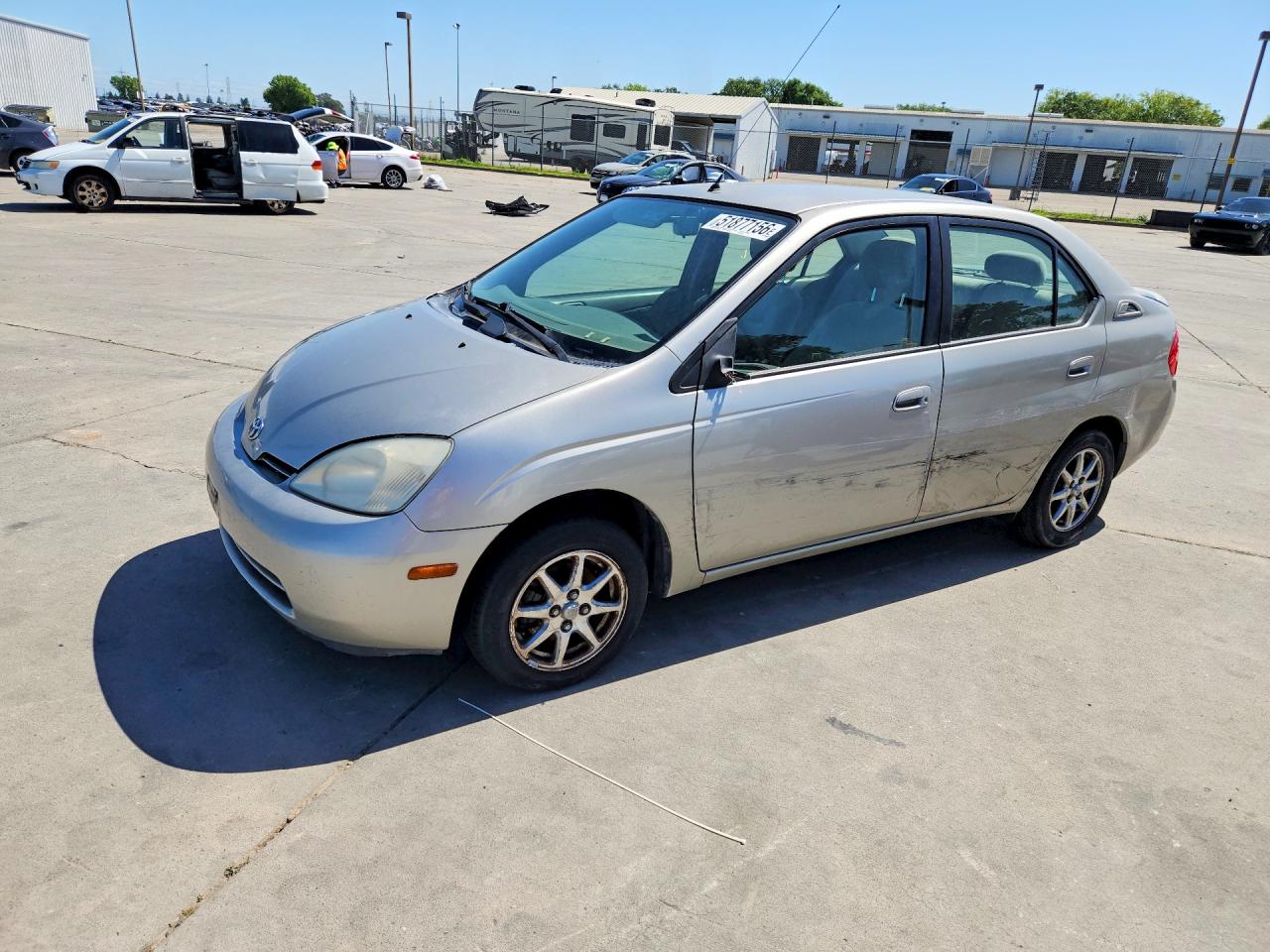 2001 Toyota Prius Base Silver vin: JT2BK12U510032204