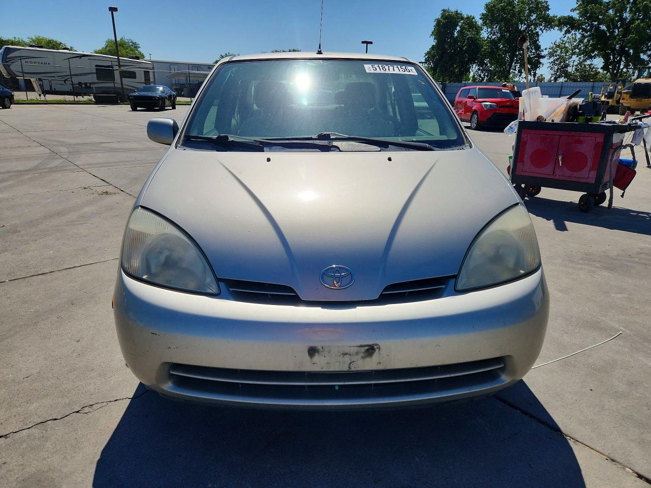 2001 Toyota Prius Base Silver vin: JT2BK12U510032204