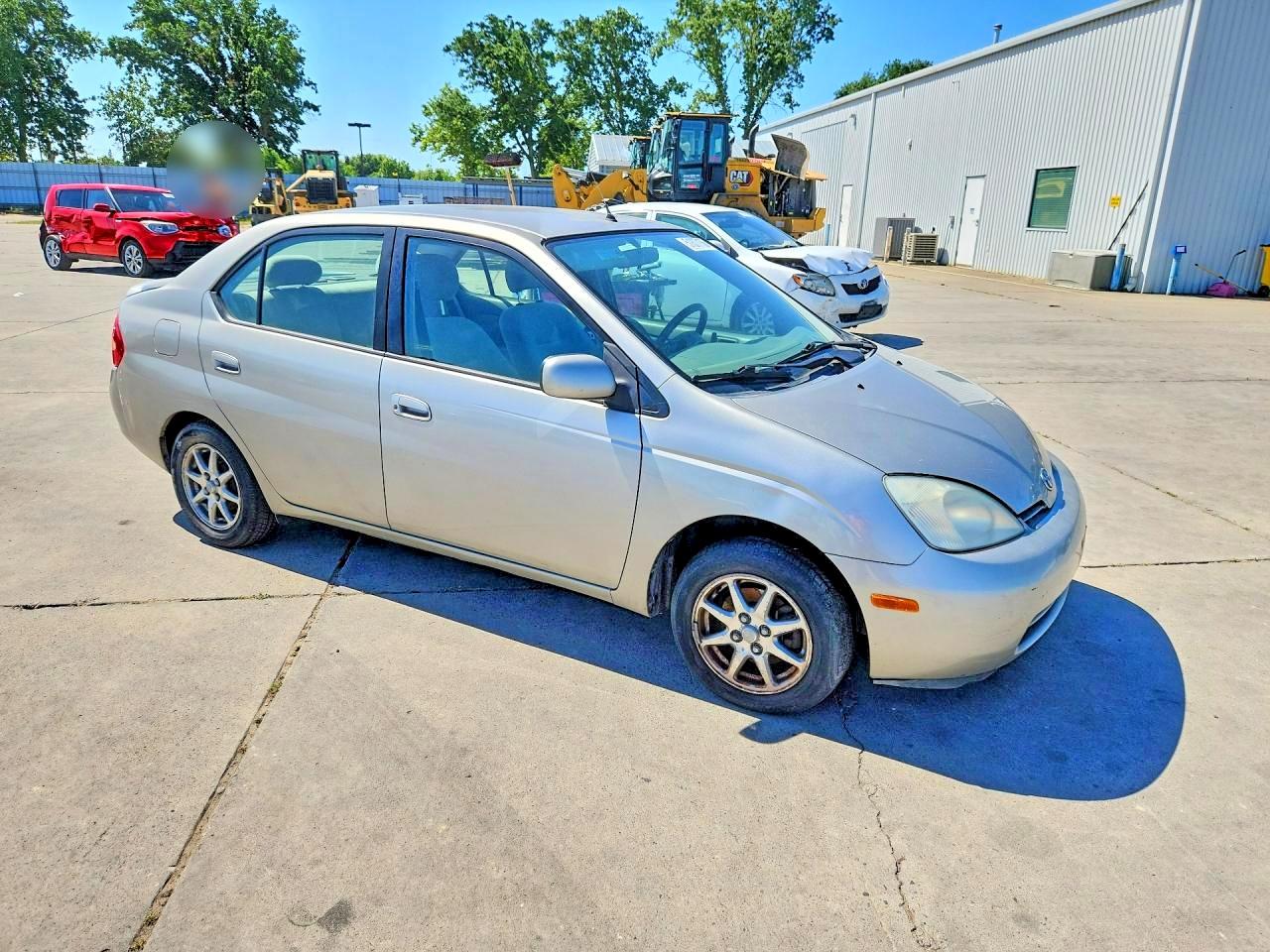 2001 Toyota Prius Base Silver vin: JT2BK12U510032204