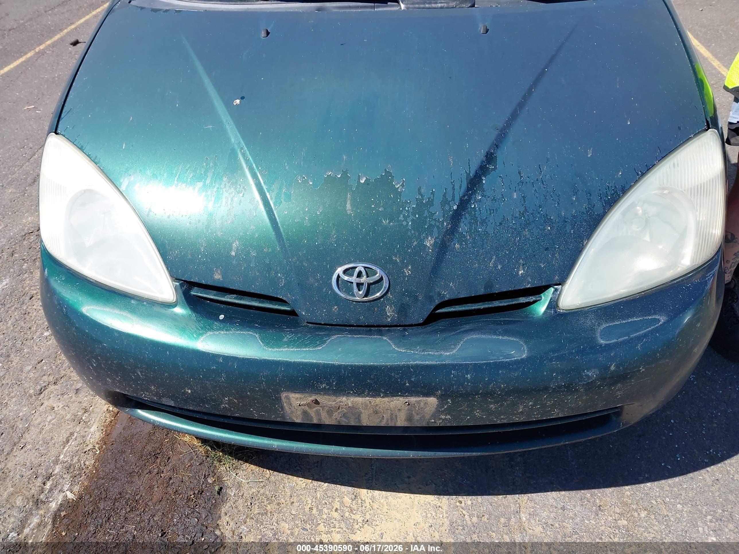 2002 Toyota Prius   Green vin: JT2BK12U520045858