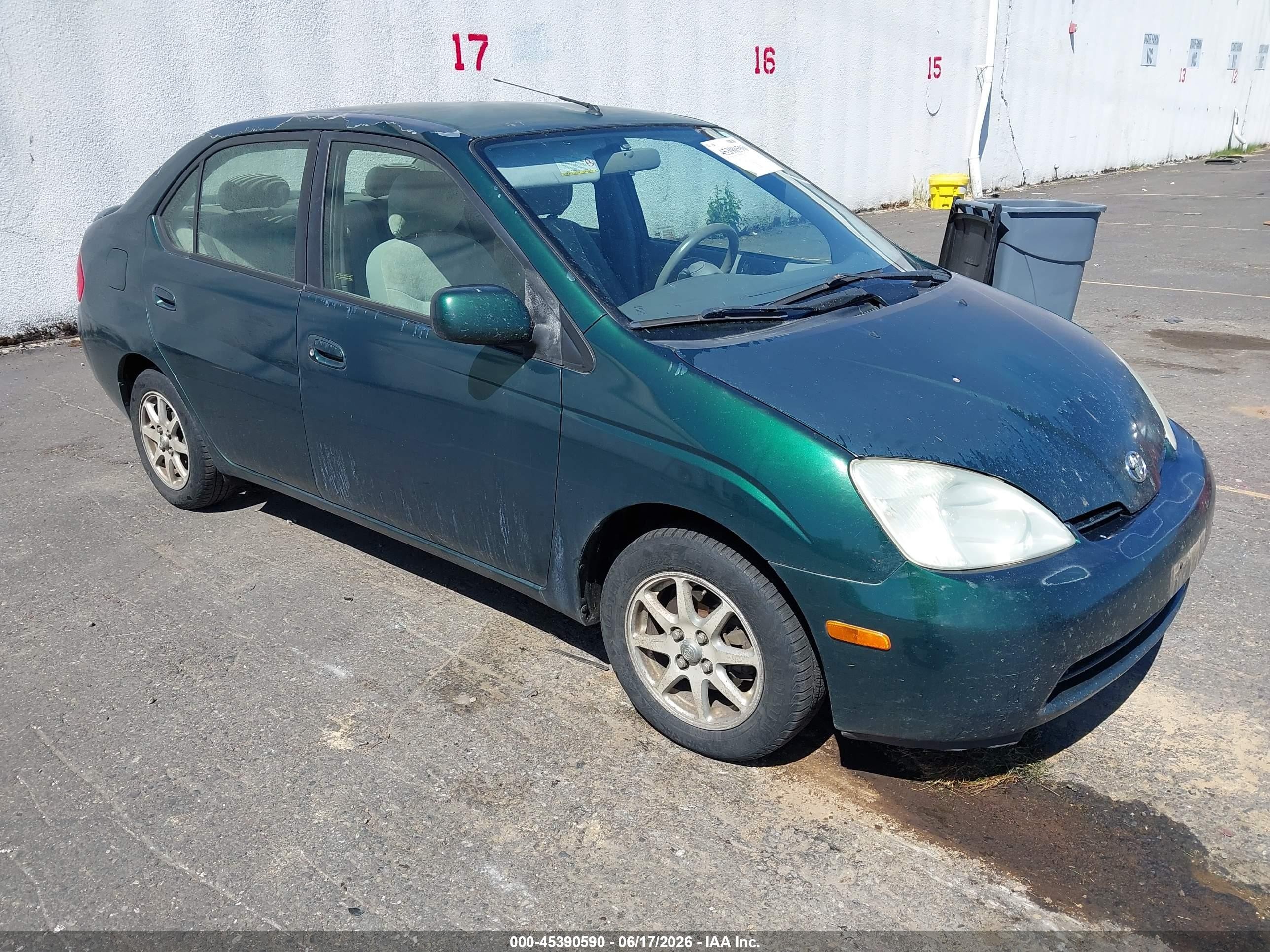 2002 Toyota Prius   Green vin: JT2BK12U520045858