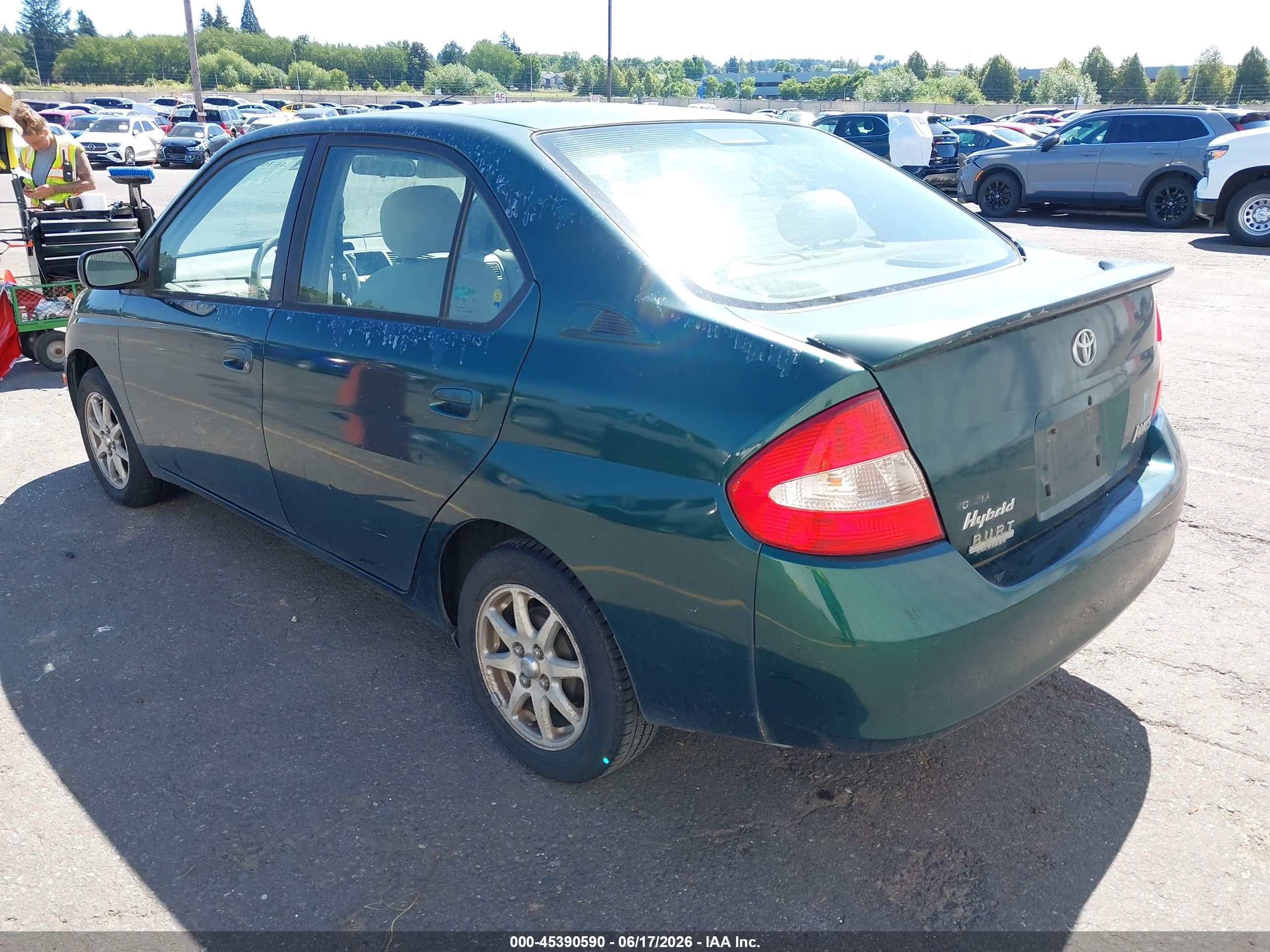 2002 Toyota Prius   Green vin: JT2BK12U520045858