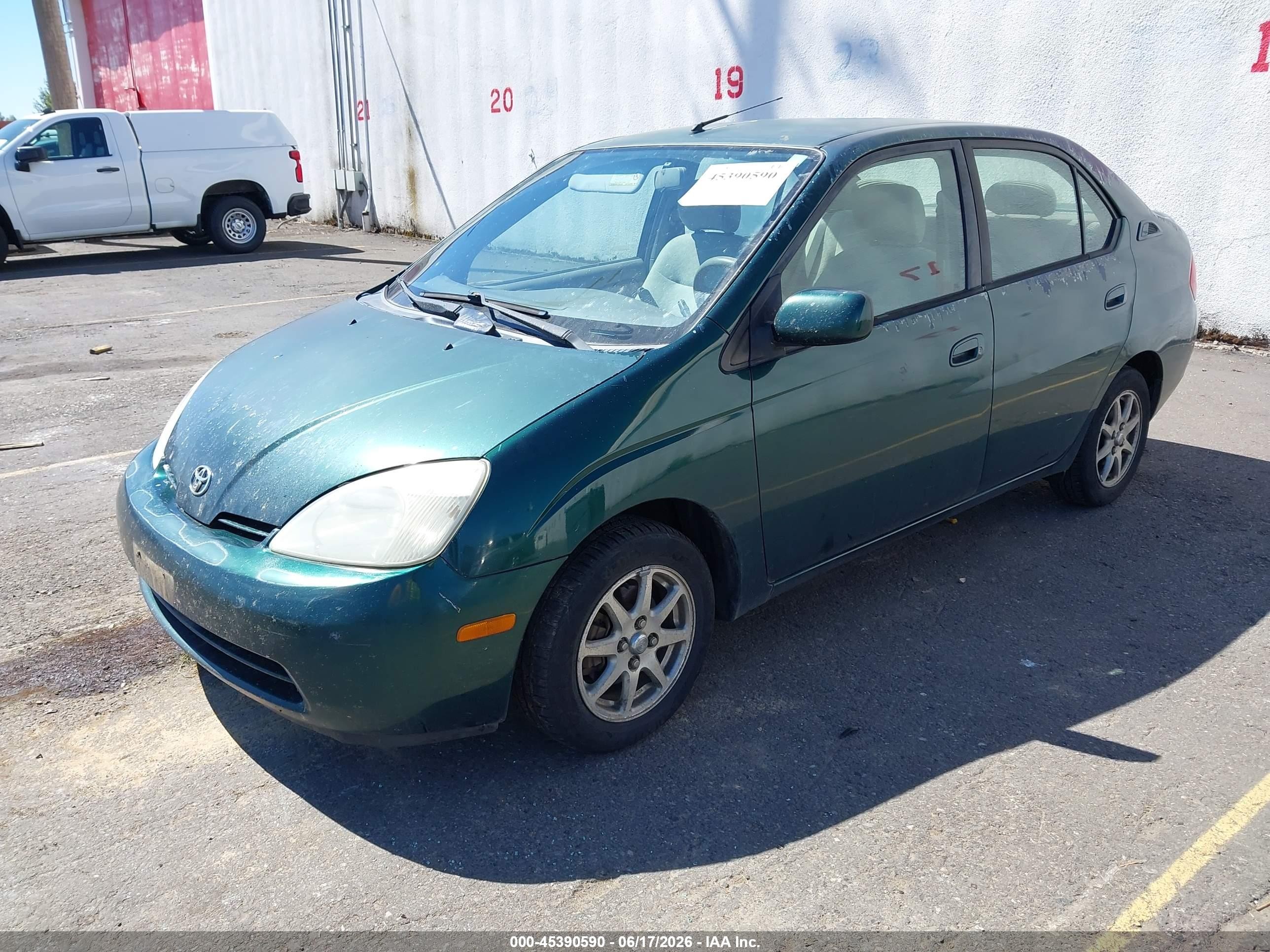 2002 Toyota Prius   Green vin: JT2BK12U520045858
