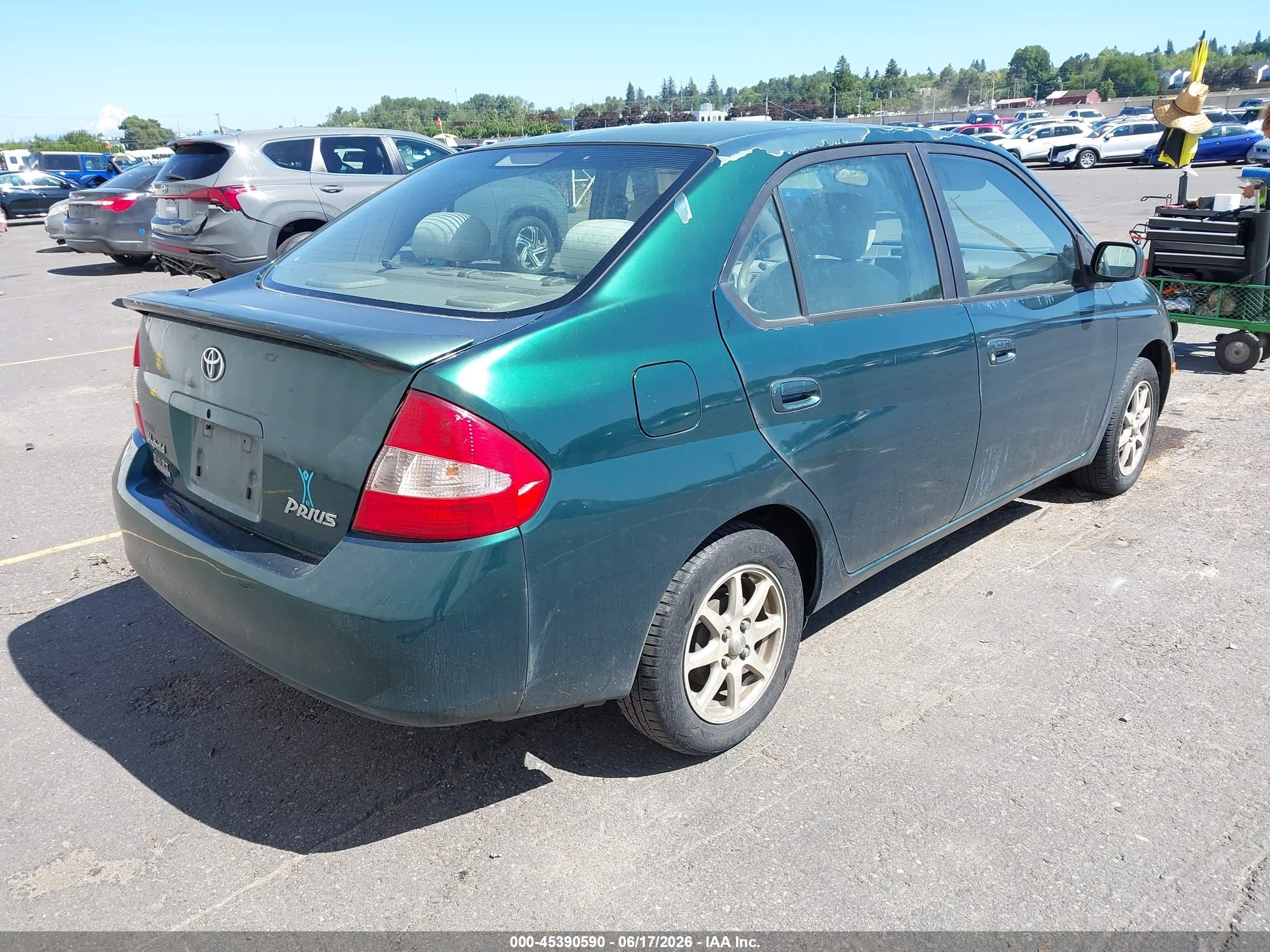 2002 Toyota Prius   Green vin: JT2BK12U520045858