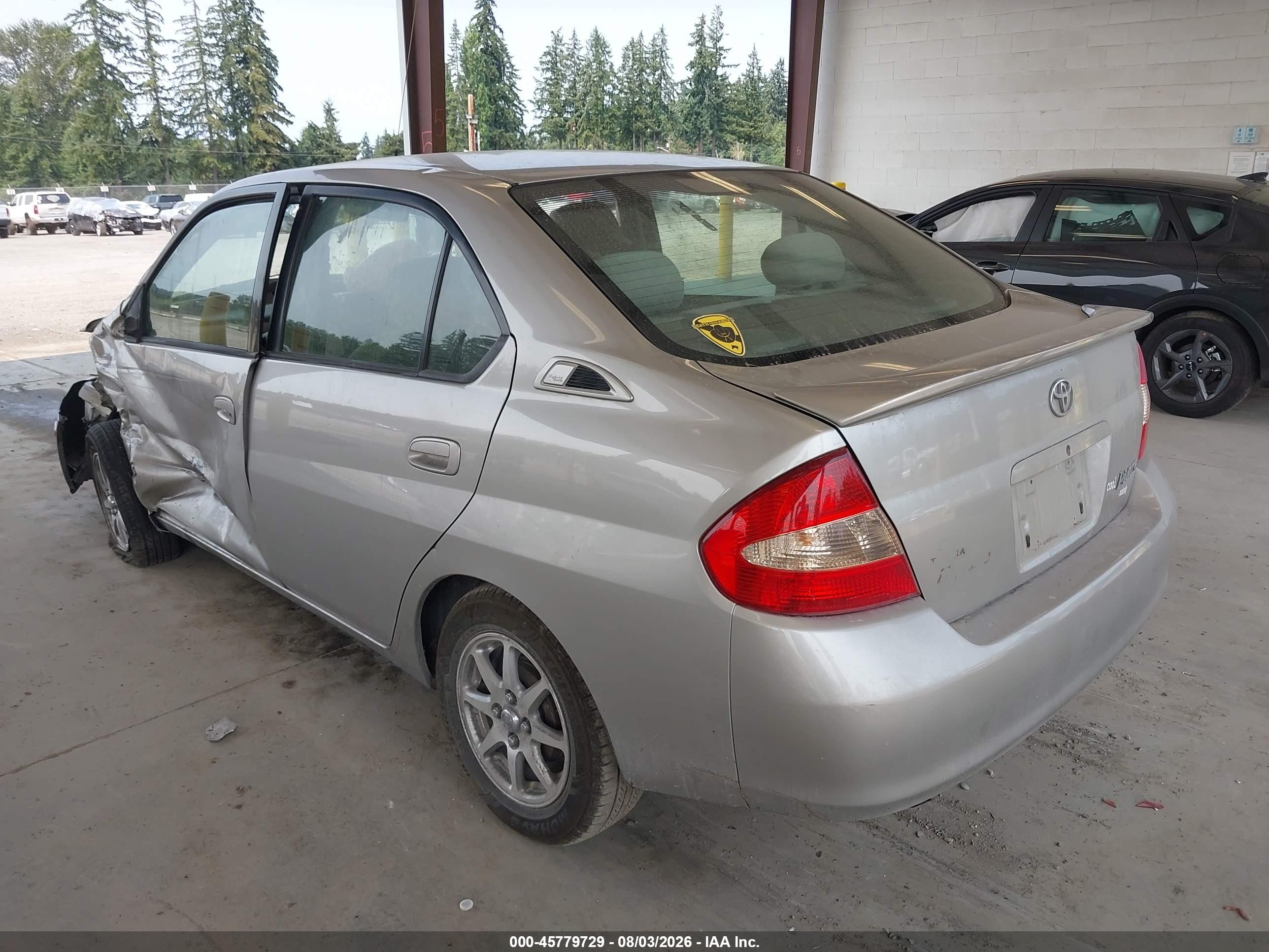 2001 Toyota Prius   Silver vin: JT2BK12U610018005