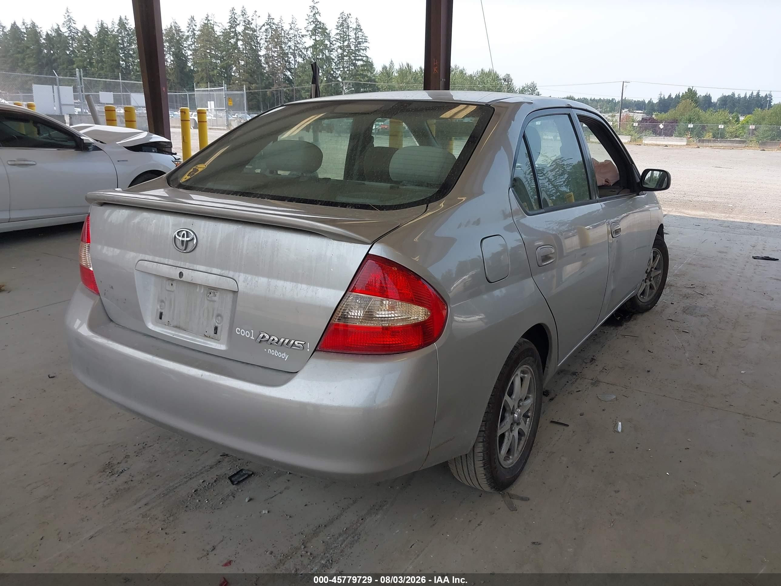 2001 Toyota Prius   Silver vin: JT2BK12U610018005